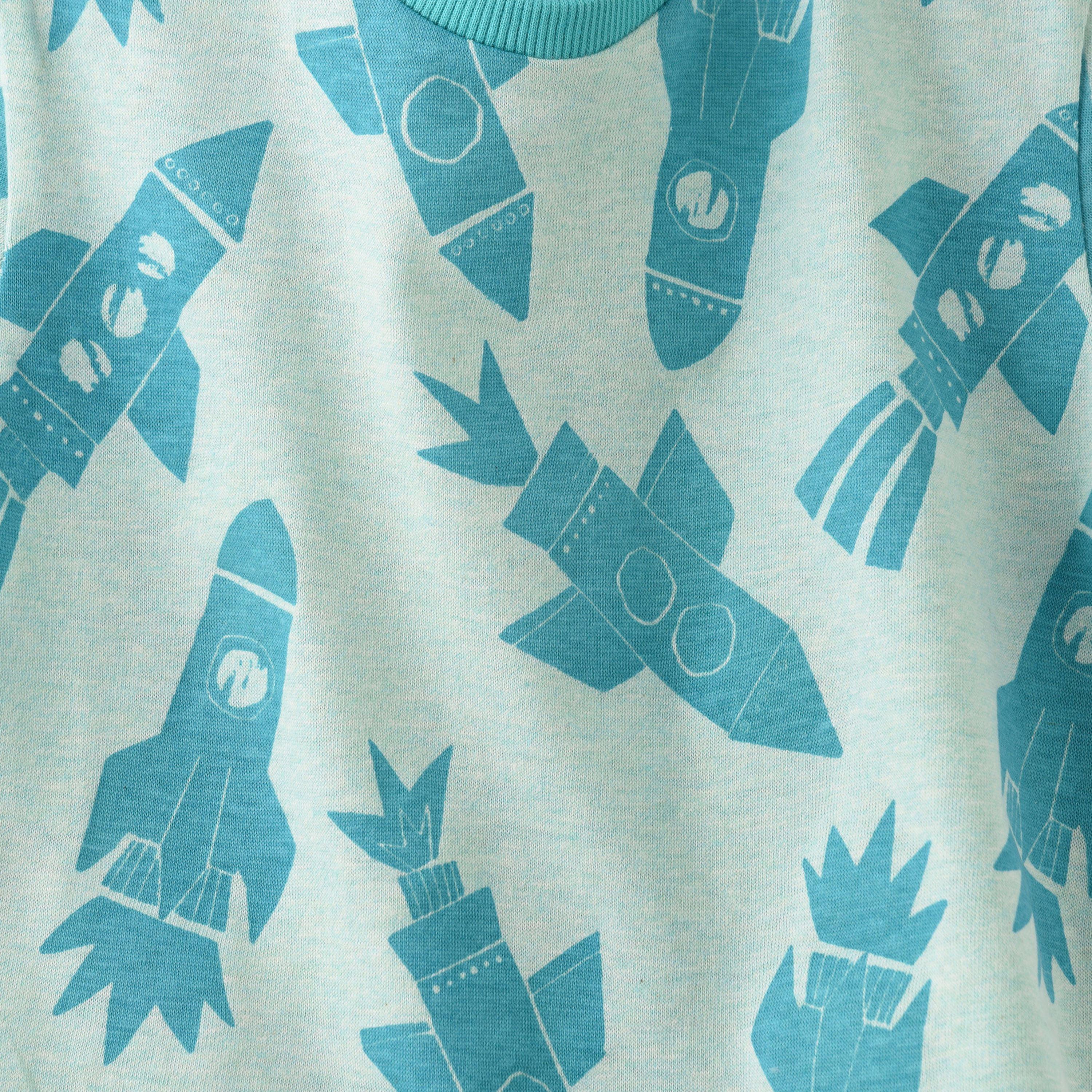 UniqKidz Cotton Short Sleeves Rockets Printed T- Shirt-boys-clothing-tshirtsandpolos-image-3