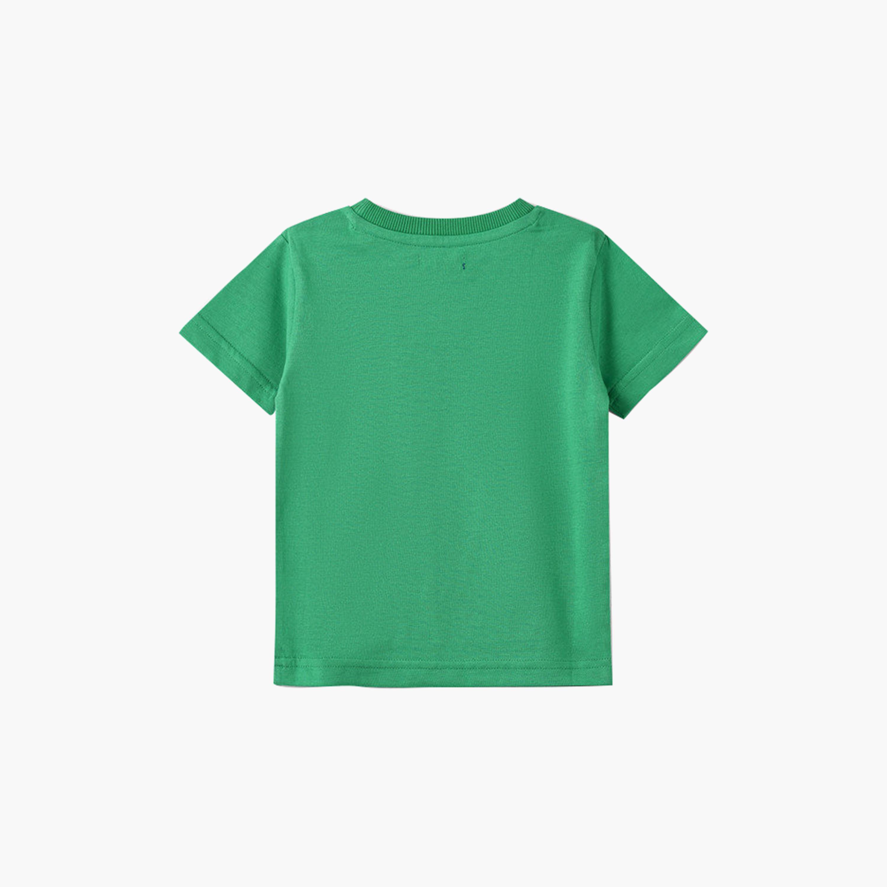 UniqKidz Cotton Short Sleeves Rocket Embroidered T-Shirt-boys-clothing-tshirtsandpolos-image-2