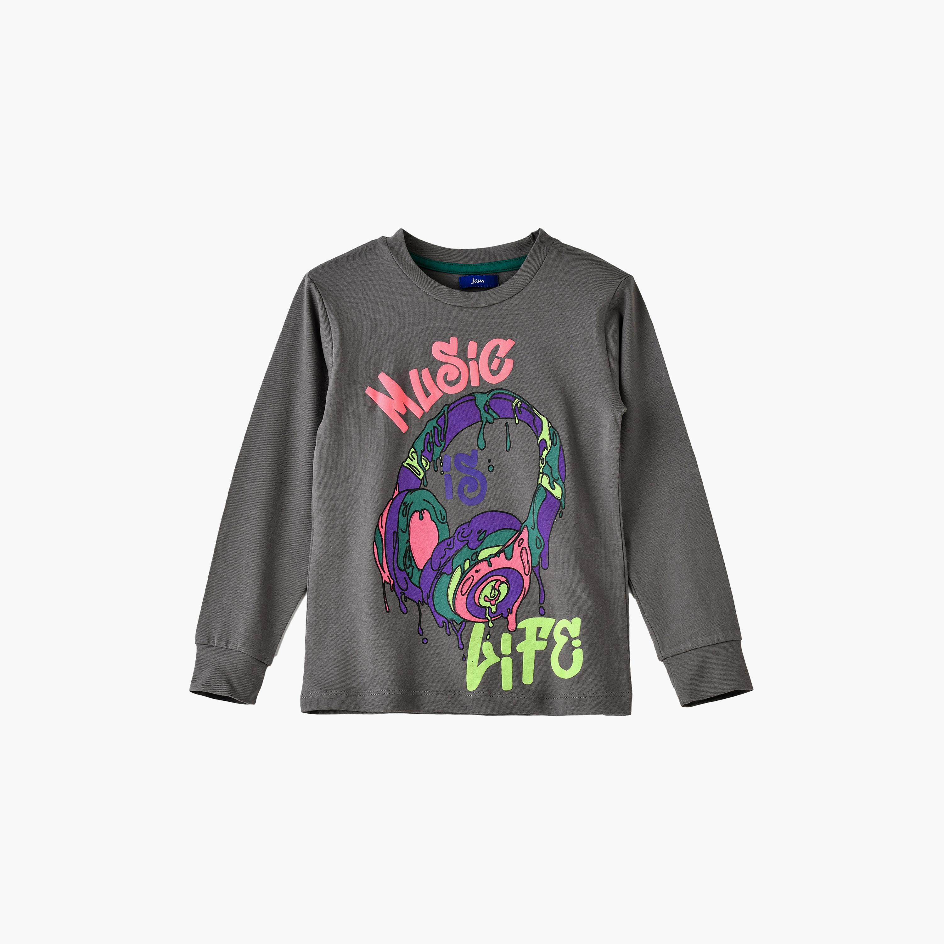 UniqKidz Printed Long Sleeves T-Shirt-boys-clothing-tshirtsandpolos-image-1