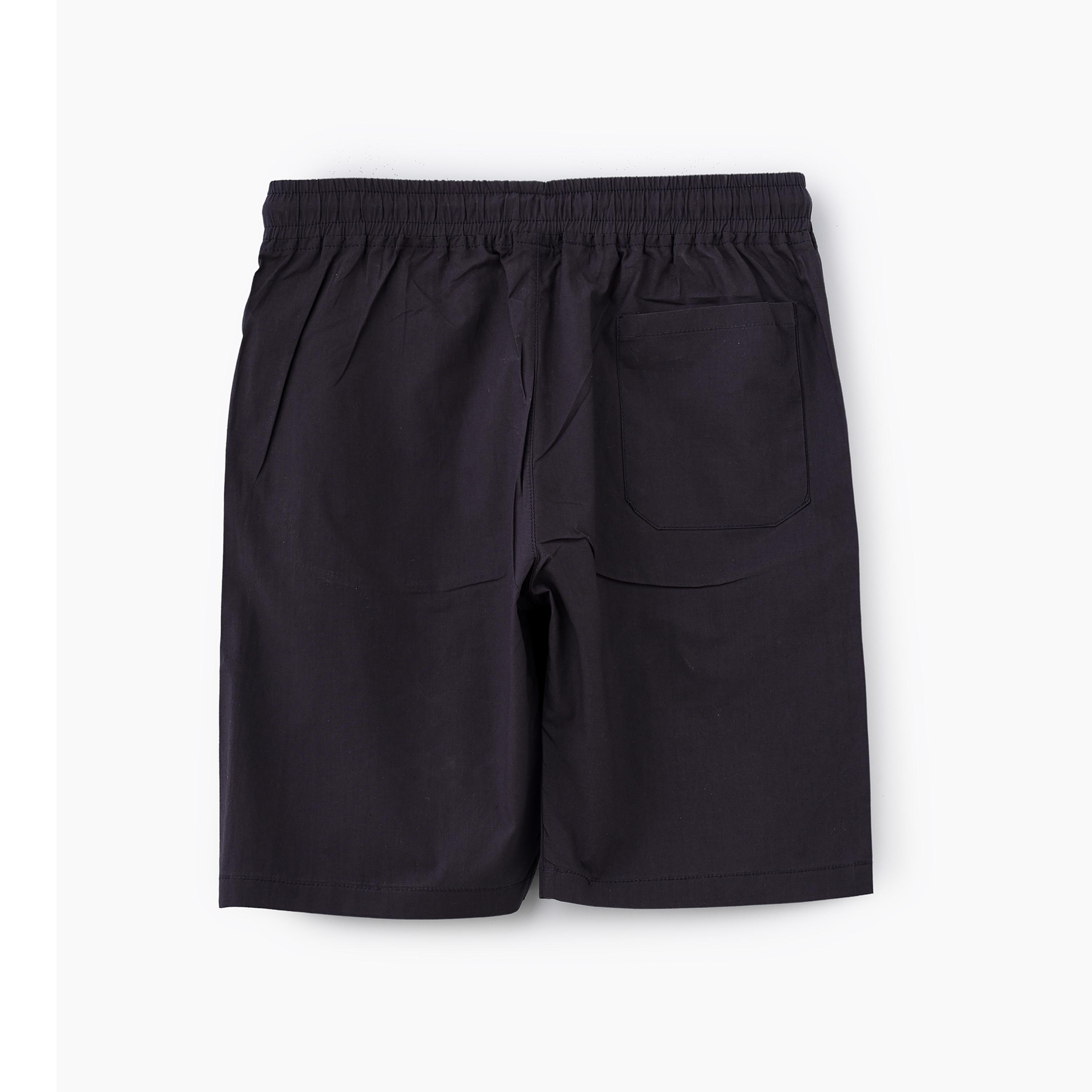 UniqKidz Solid Elasticated Shorts-boys-clothing-bottoms-shorts-image-2