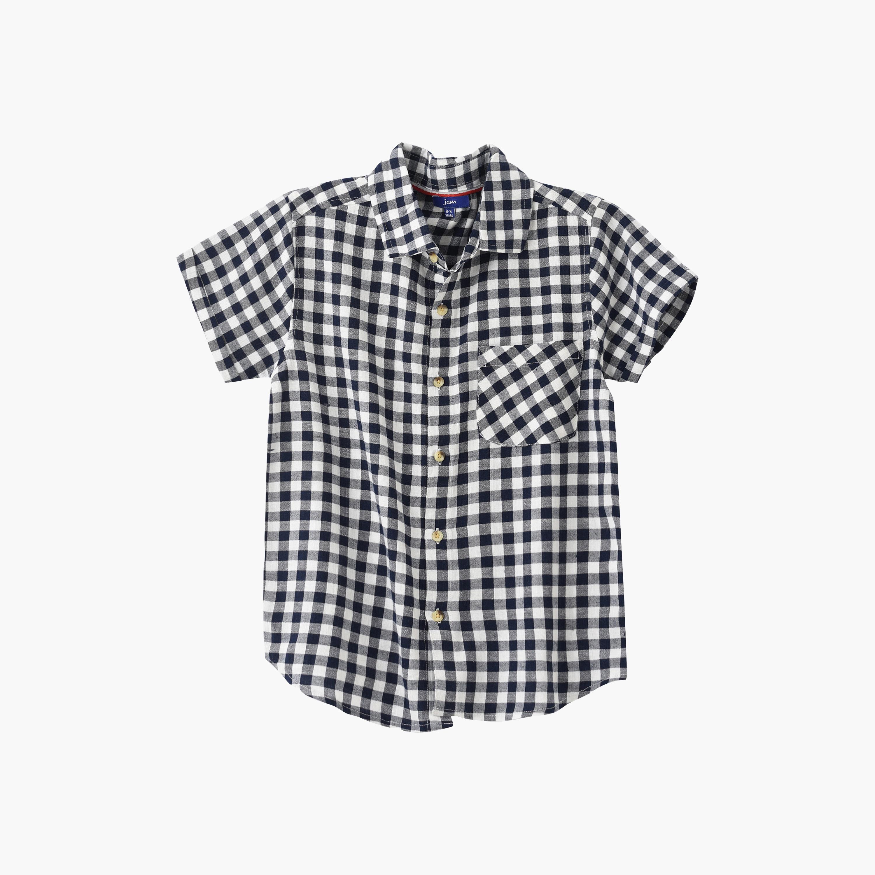 UniqKidz Cotton Short Sleeves Checked Shirt-boys-clothing-shirts-image-1