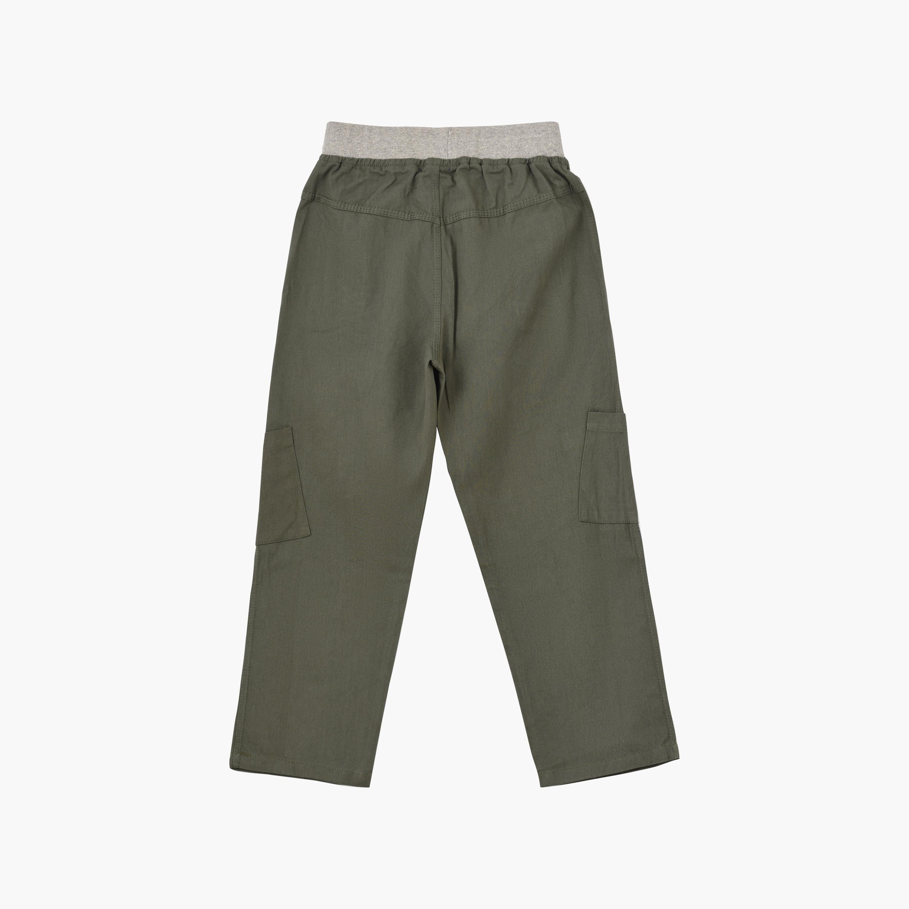 UniqKidz Cotton Solid Elasticated Pants-boys-clothing-bottoms-joggersandtrackpants-image-2