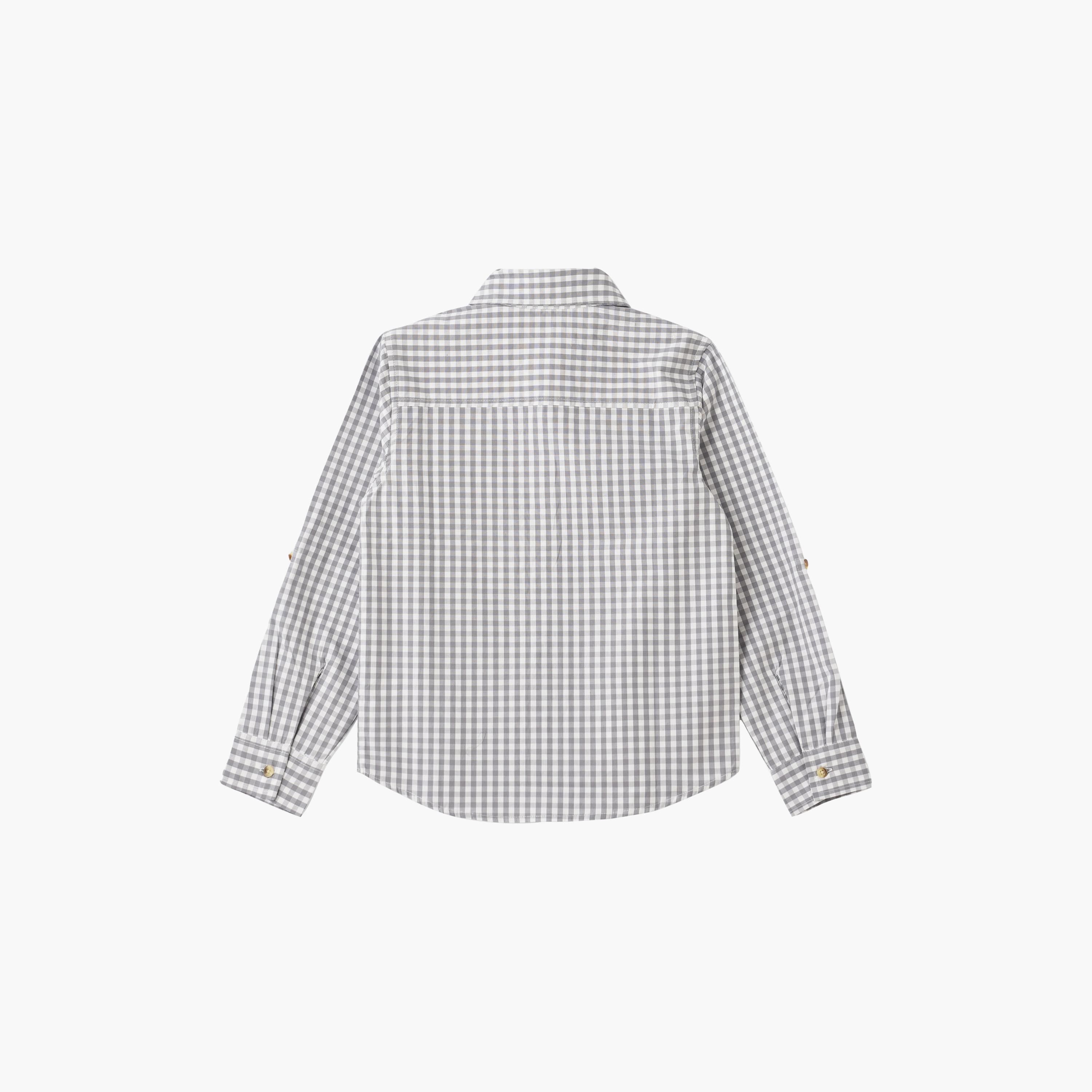 UniqKidz Cotton Long Sleeves Checked Shirt-boys-clothing-shirts-image-2