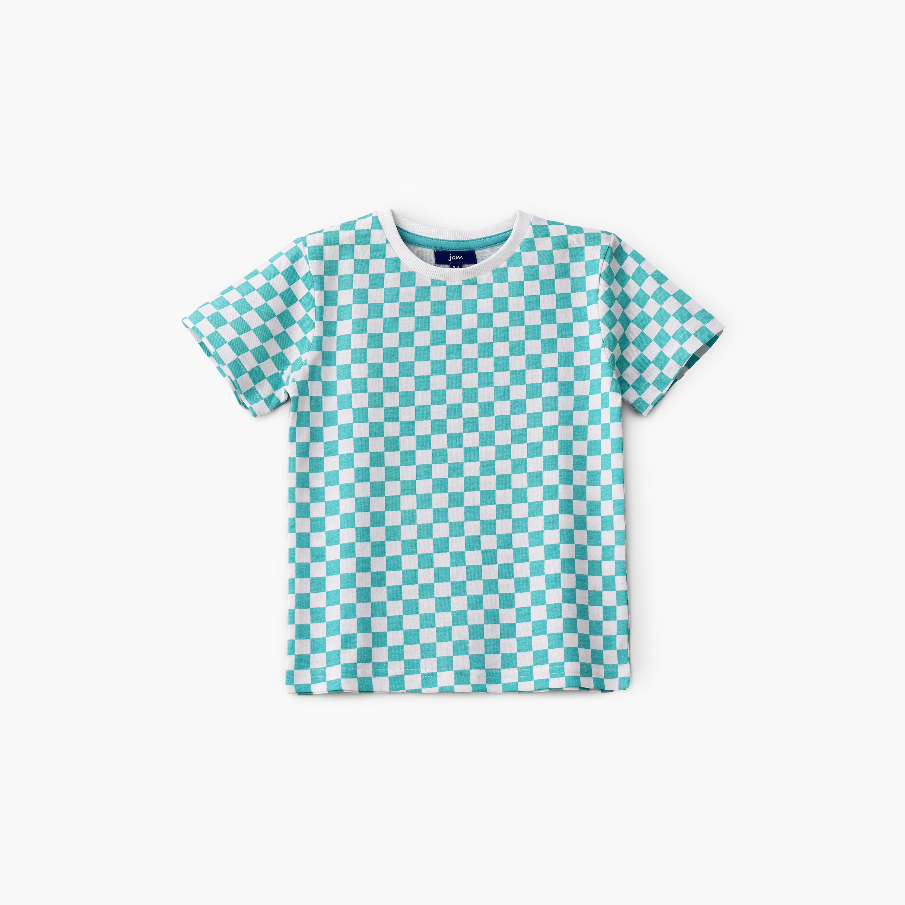 تي شيرت مطبوع بأكمام قصيرة من يونيكيدز-boys-clothing-tshirtsandpolos-image-1