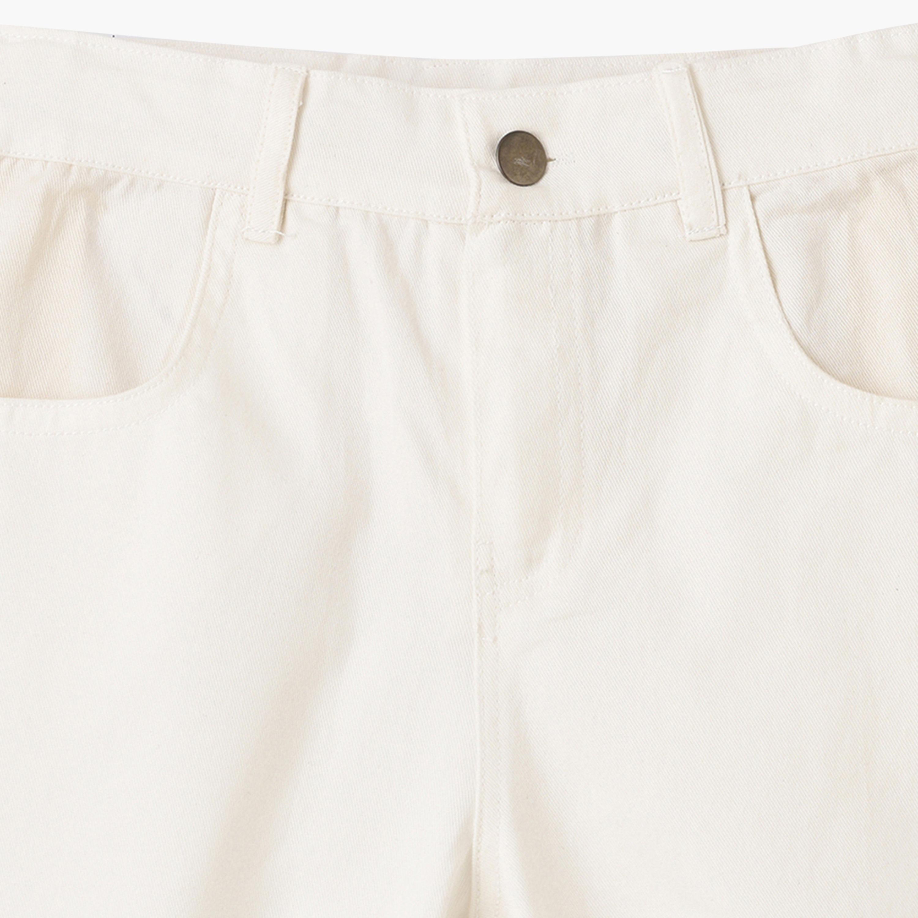 UniqKidz Cotton Solid Buttoned Woven Shorts-boys-clothing-bottoms-shorts-image-3