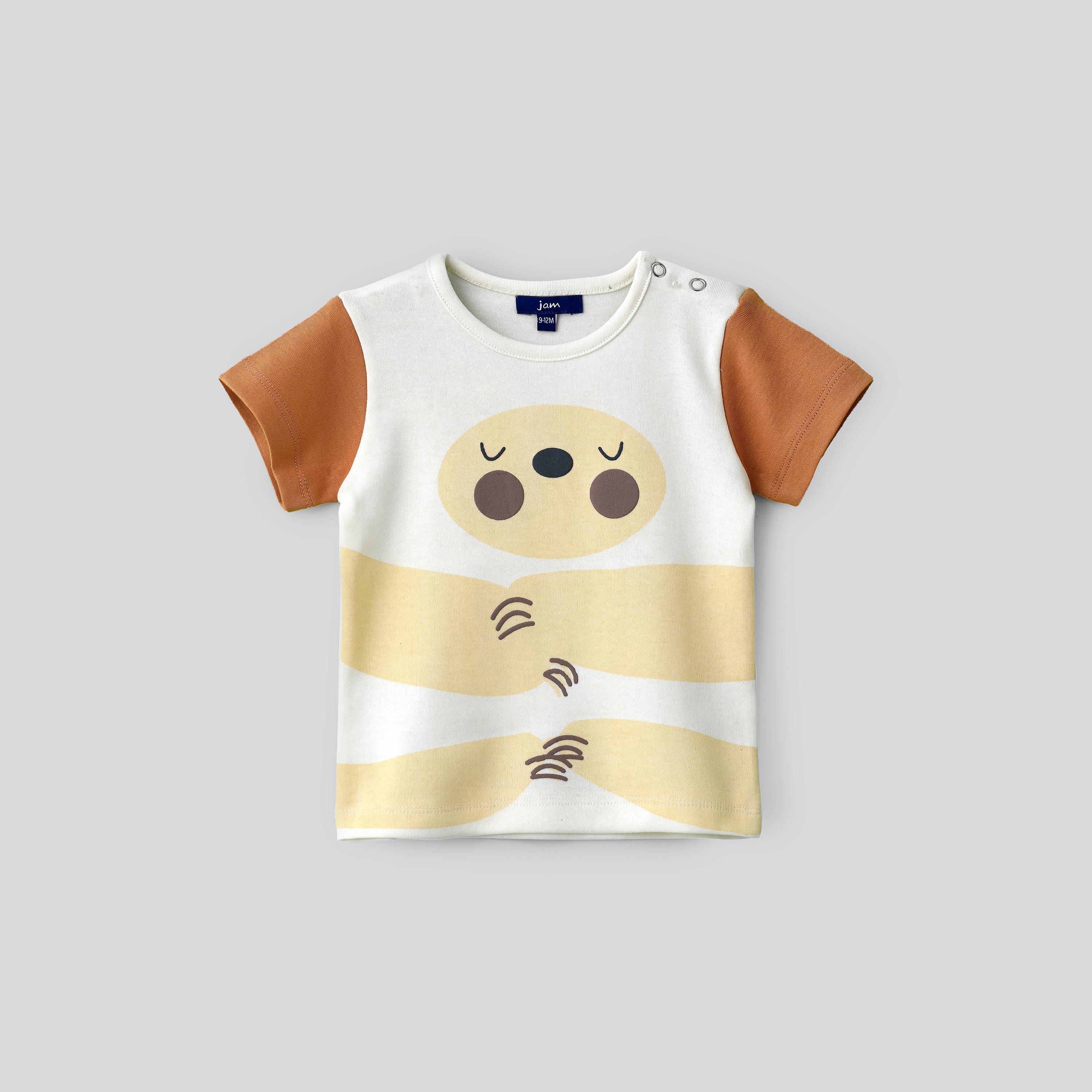 UniqKidz Adorable Bear Printed Short Sleeves T-Shirt-baby-boys-clothing-tshirtsandpolos-image-1