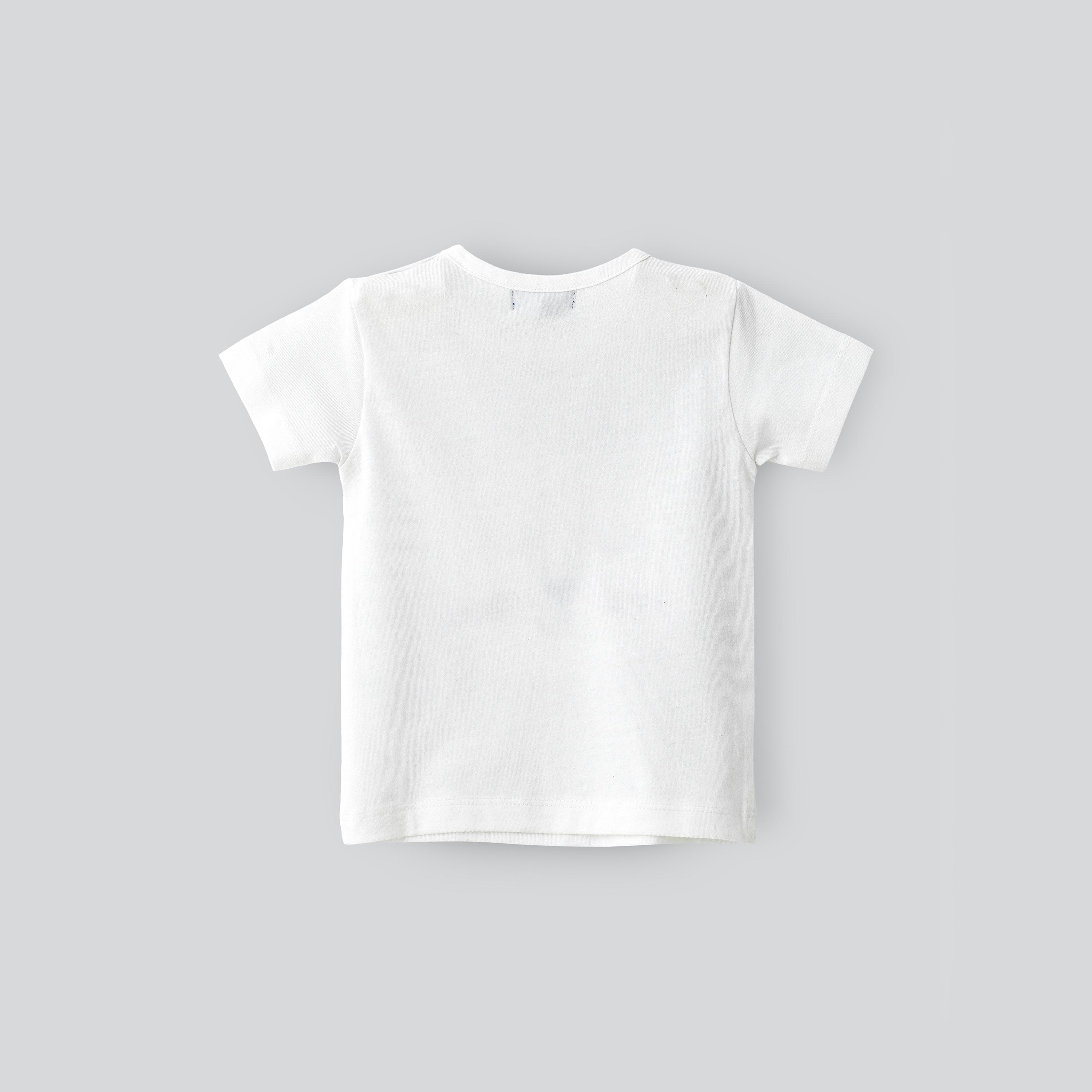 UniqKidz Serene Lion Face Printed Short Sleeves T-Shirt-baby-boys-clothing-tshirtsandpolos-image-2