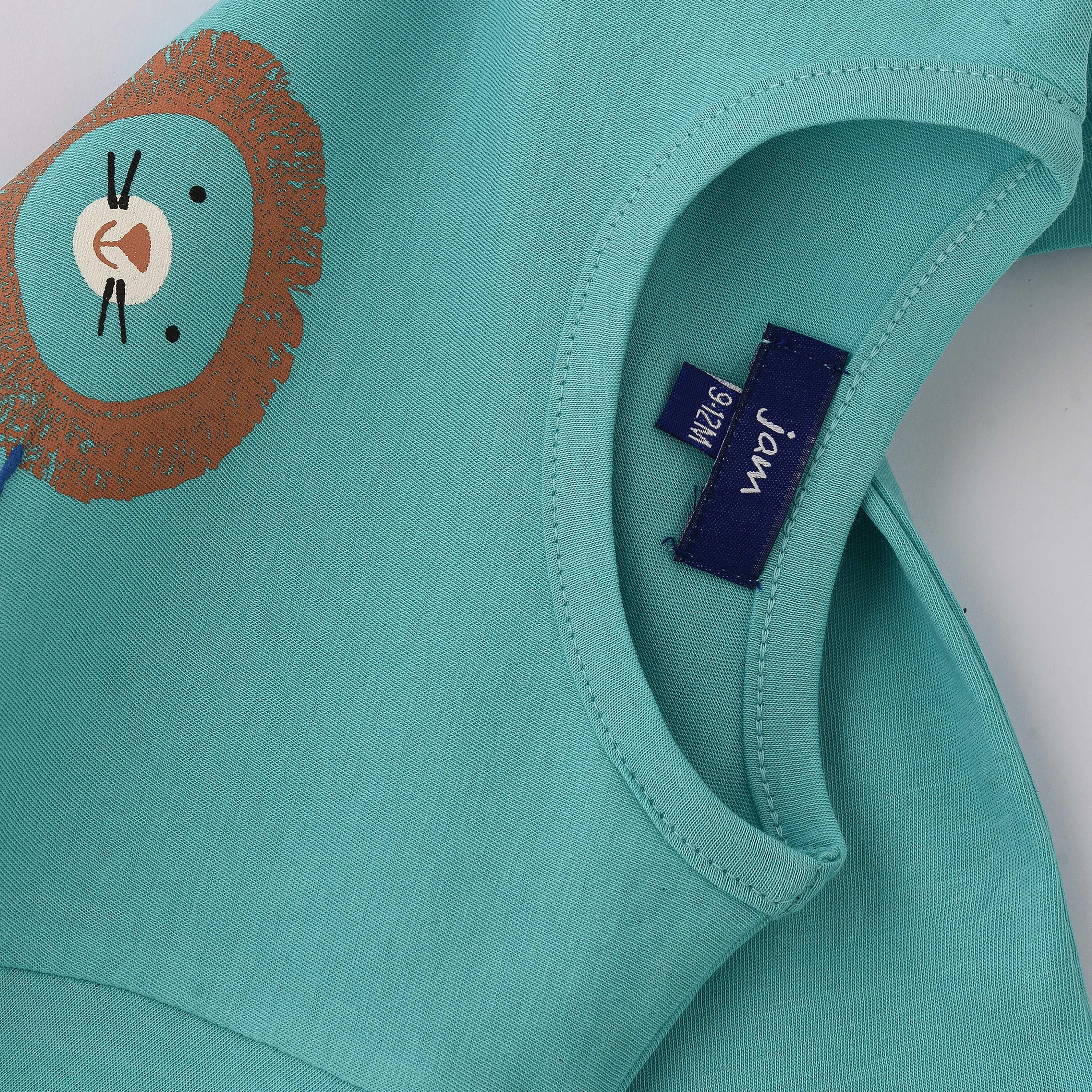 UniqKidz Friendly Lion Printed Short Sleeves T-Shirt-baby-boys-clothing-tshirtsandpolos-image-3