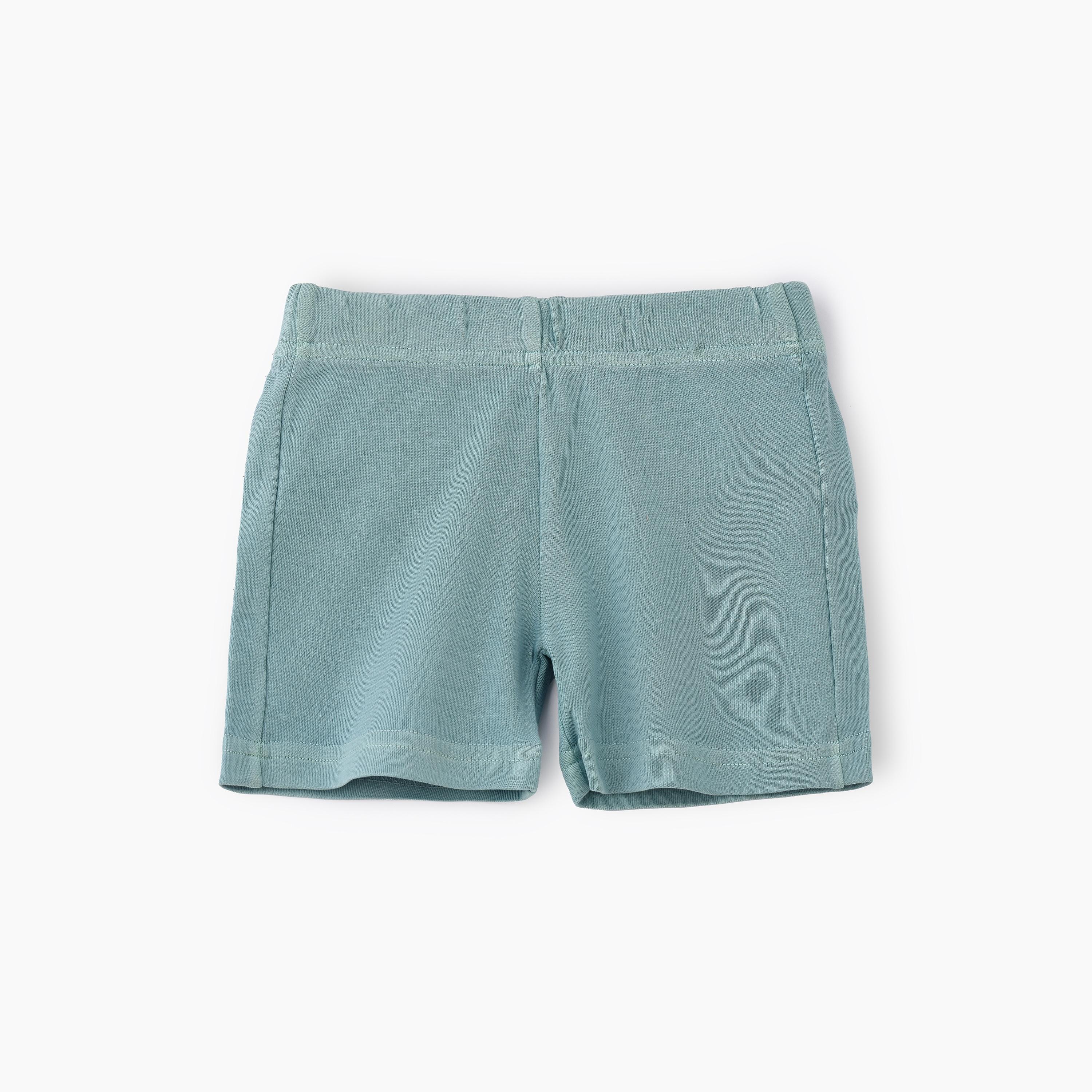 شورت مطاطي سادة من يونيكيدز-baby-boys-clothing-bottoms-shorts-image-1