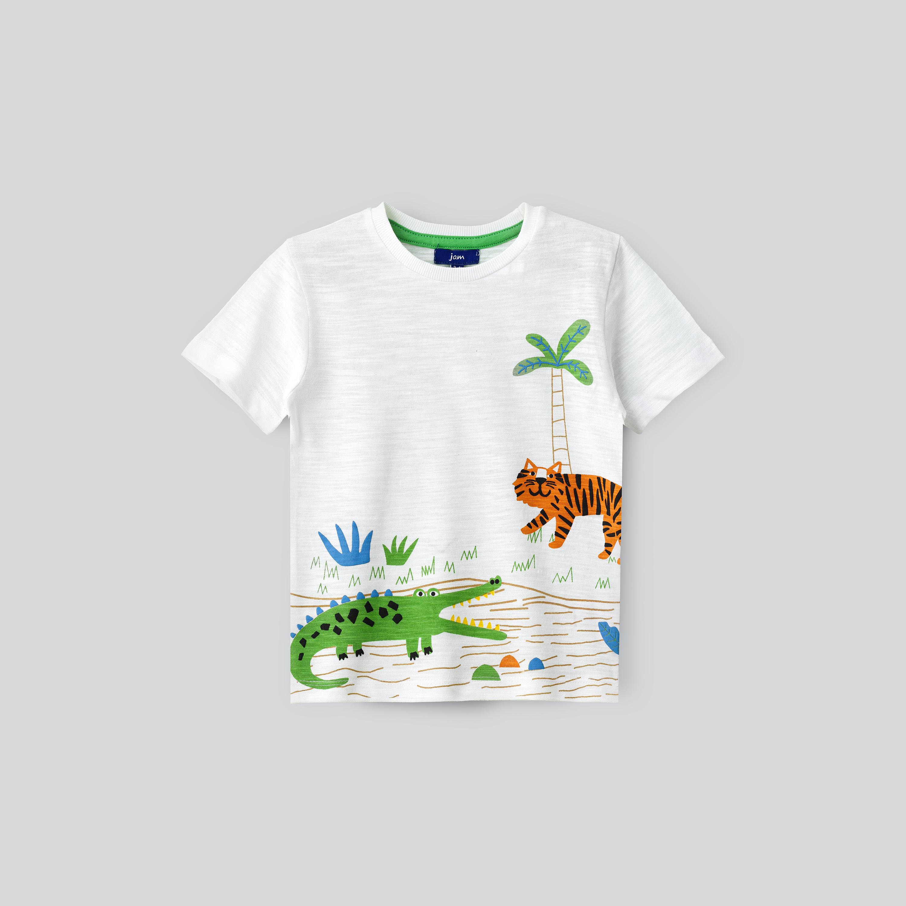 UniqKidz Printed Short Sleeves T-Shirt-boys-clothing-tshirtsandpolos-image-1