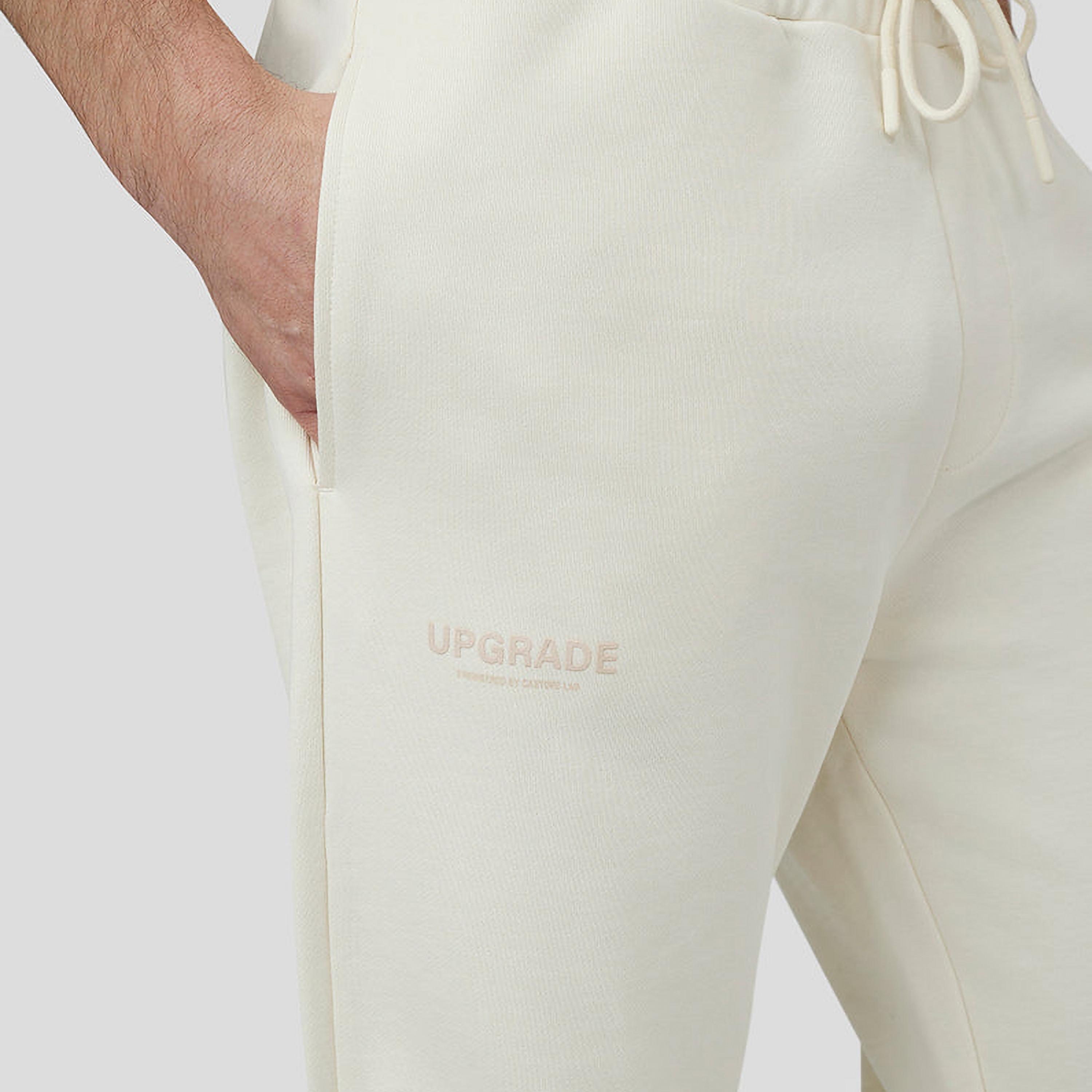 Castore Elasticated Waistband Men's Upgrade Jogger - Ecru-men-clothing-sportswearandactivewear-bottoms-image-3