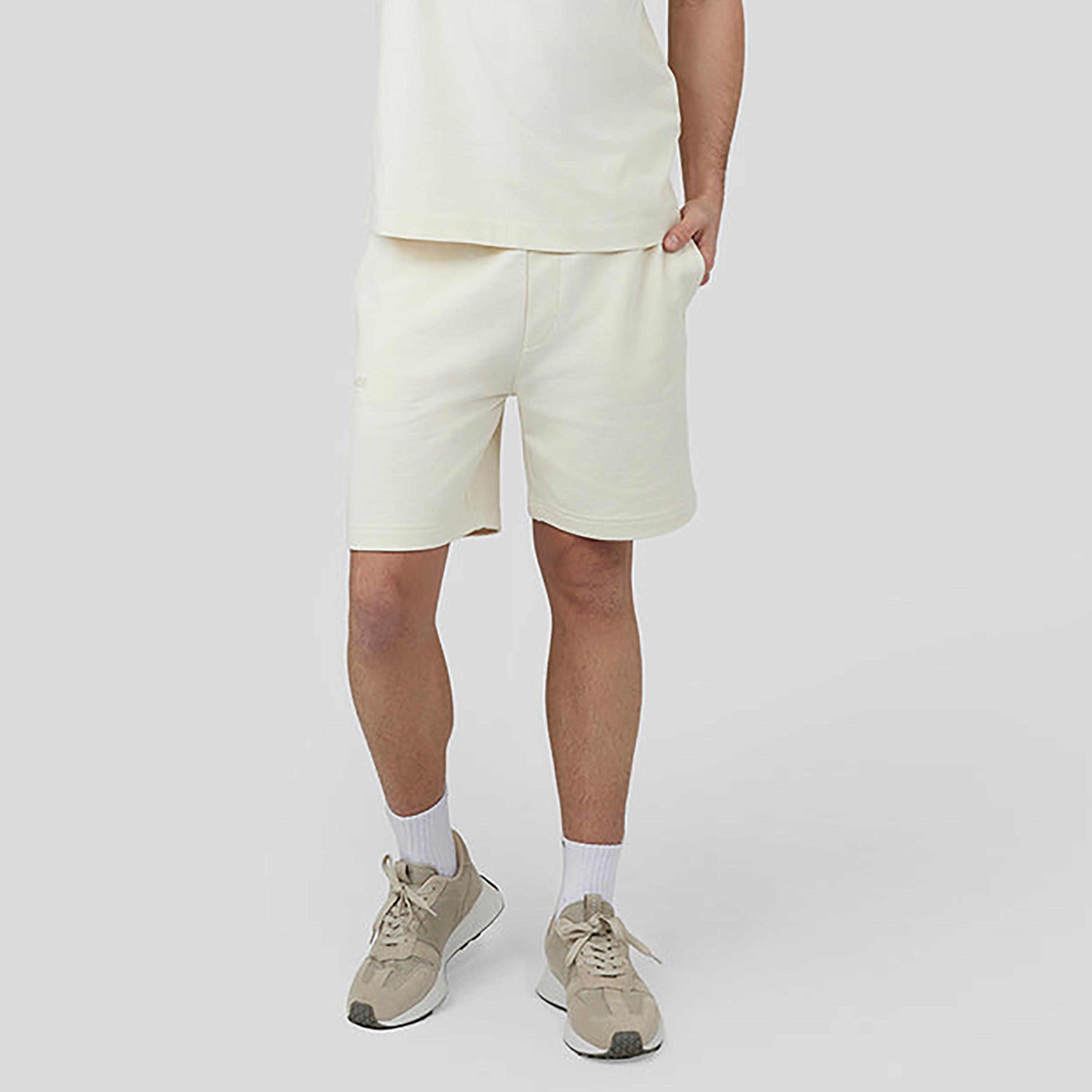 Castore Elasticated Waistband Men's Upgrade Shorts - Ecru-men-clothing-bottoms-shorts-image-1