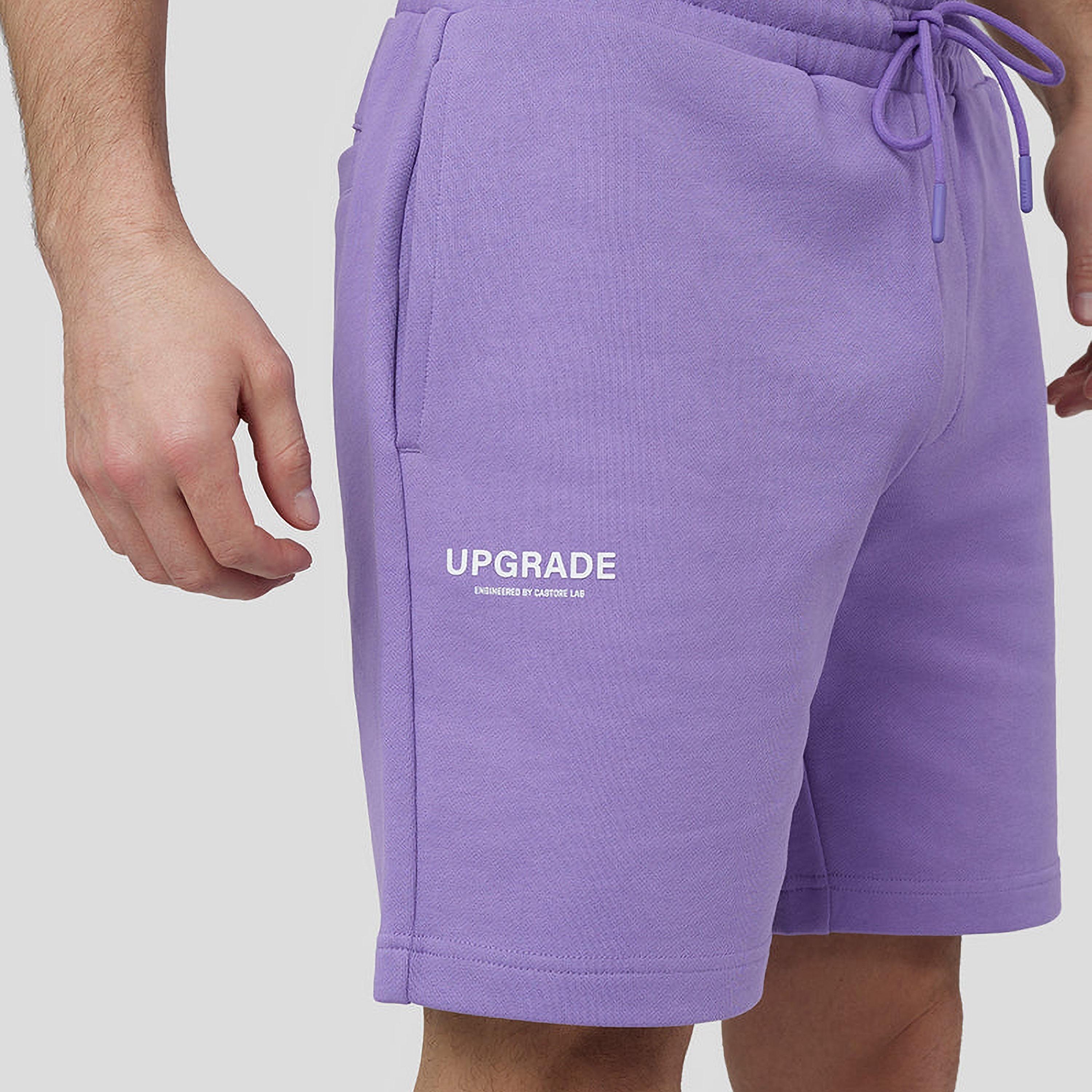 شورت كاستور المطاطي للخصر للرجال - بنفسجي مغبر-men-clothing-bottoms-shorts-image-3