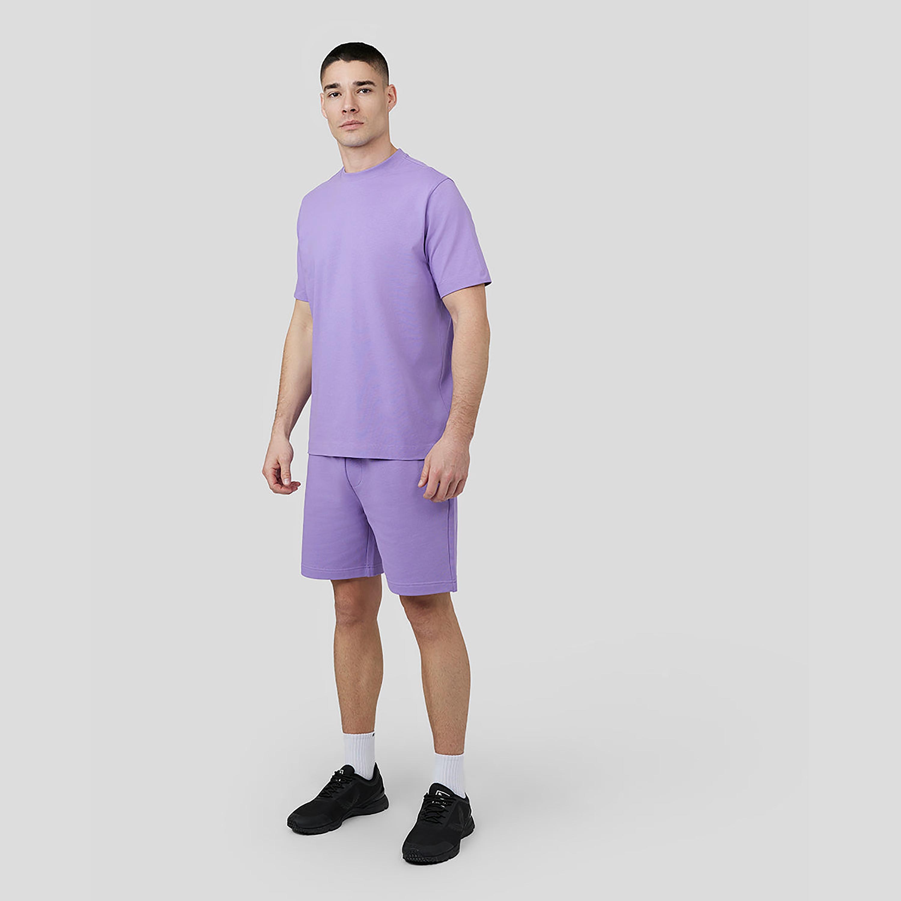 Castore Men's Round Neck Short Sleeves Upgrade T-Shirt - Dusty Lilac-men-clothing-sportswearandactivewear-tshirtsandpolos-image-3