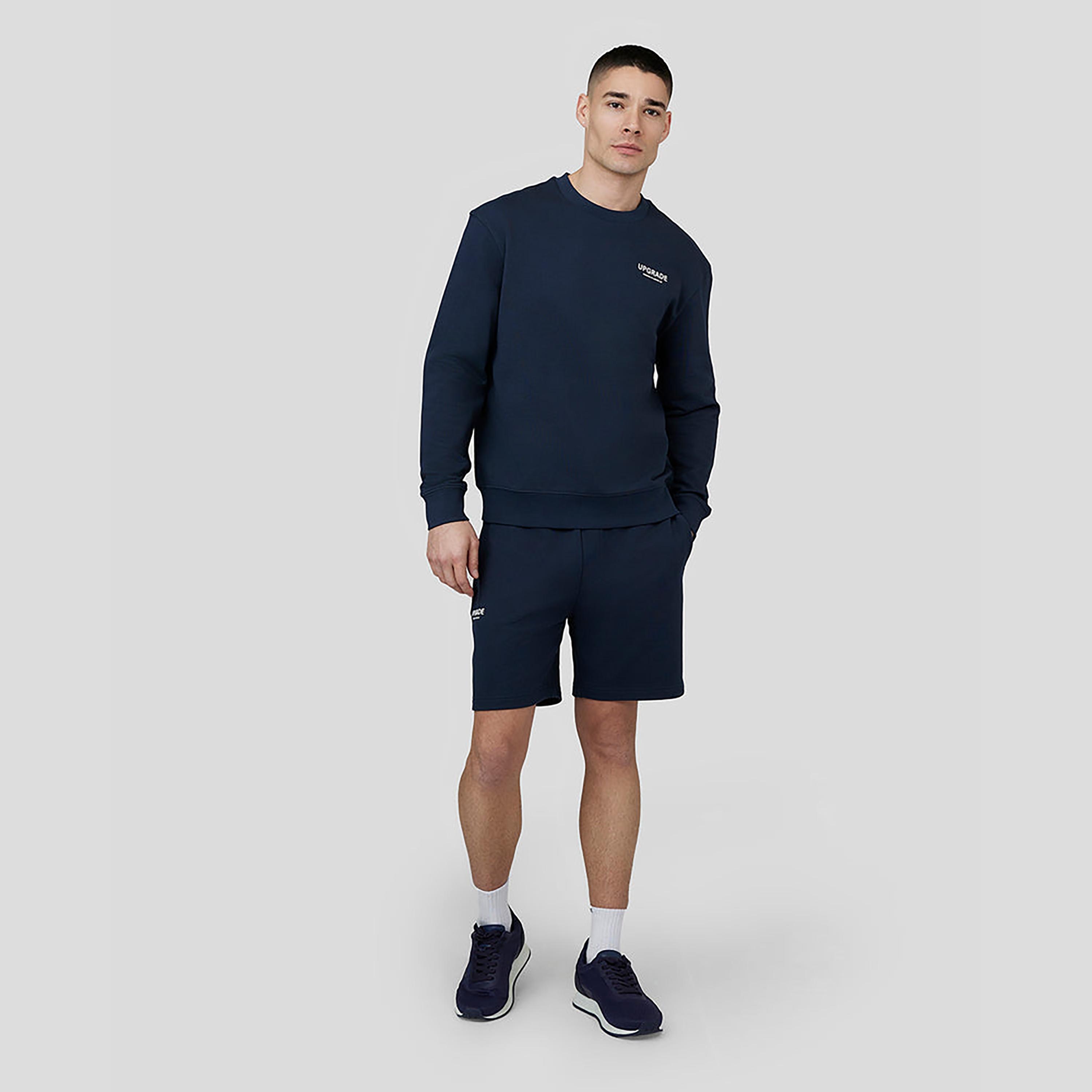 Castore Men's Round Neck Long Sleeves Upgrade Sweatshirt - Navy-men-clothing-sportswearandactivewear-hoodiesandsweatshirts-image-3