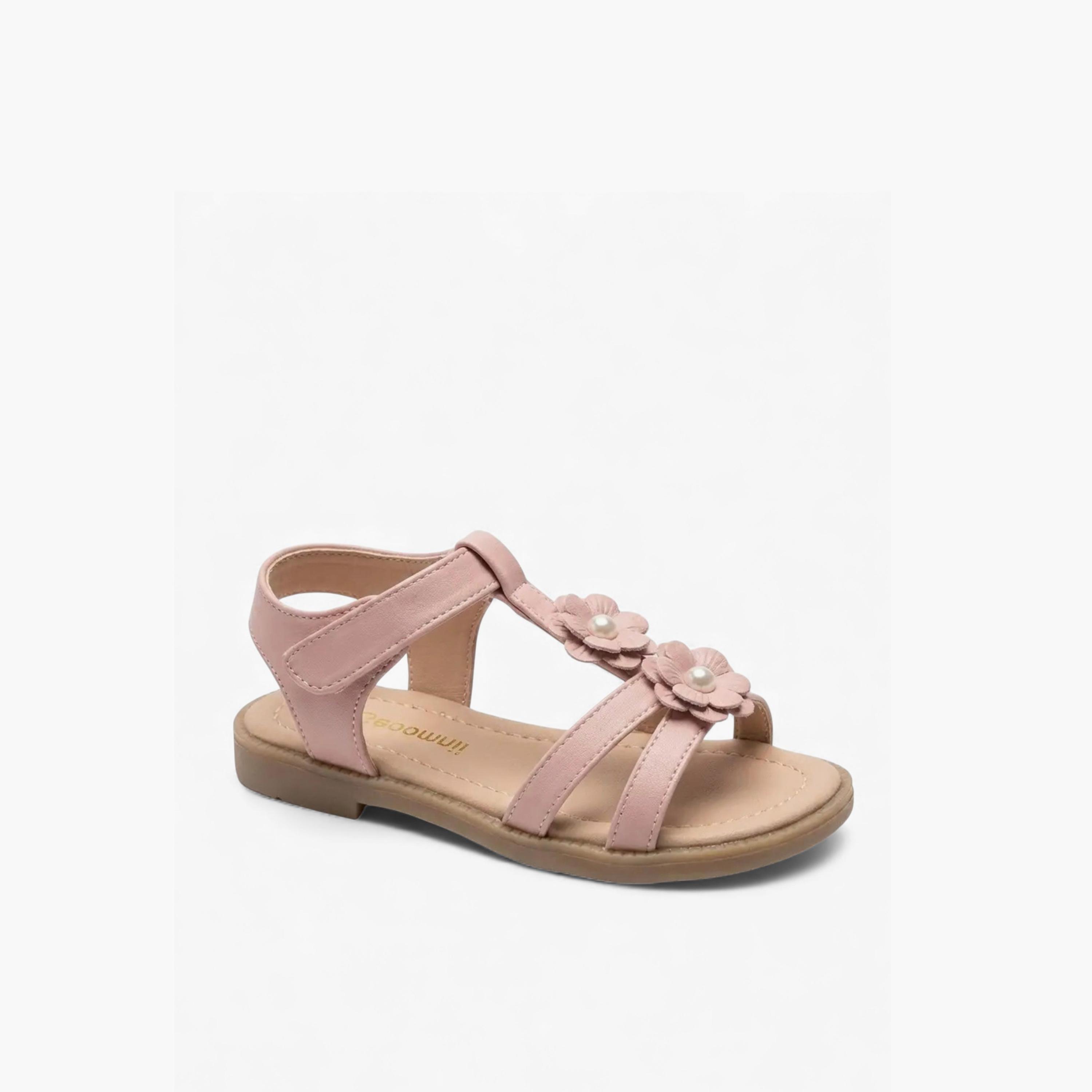 جيومني - صندل سكيرليت مشبك وحلقة للبنات | CUTE-114-PINK-girls-shoes-sandals-image-1