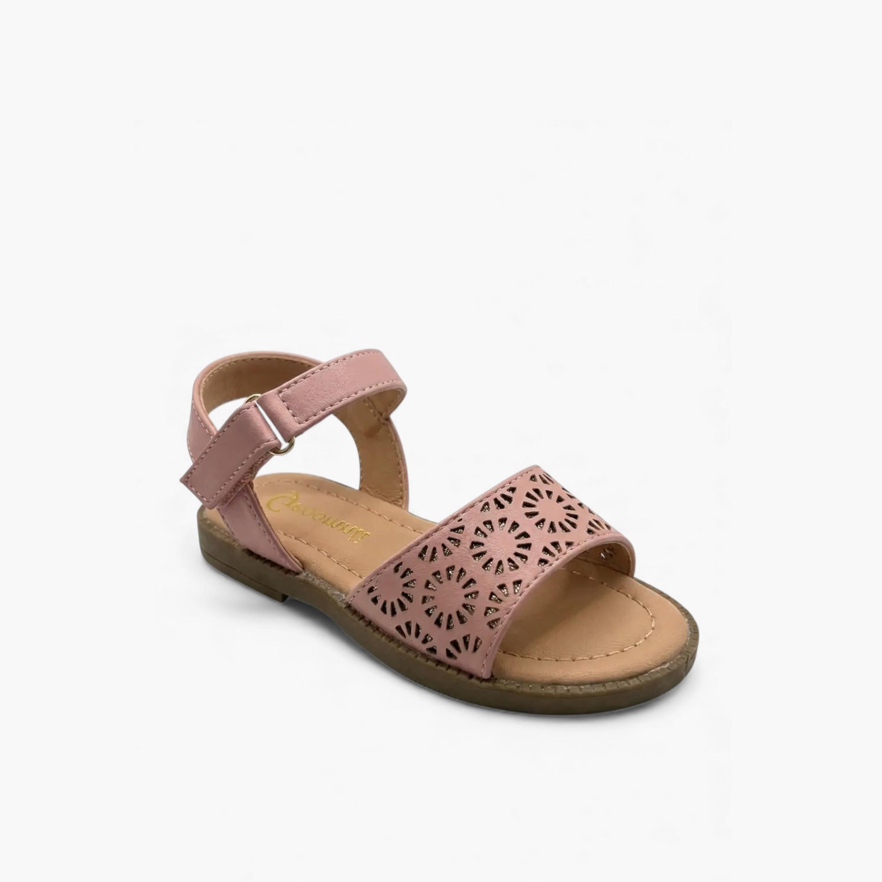 جيومني - صندل إيتيا مشبك وحلقة للبنات | CUTE-207-PINK-girls-shoes-sandals-image-1