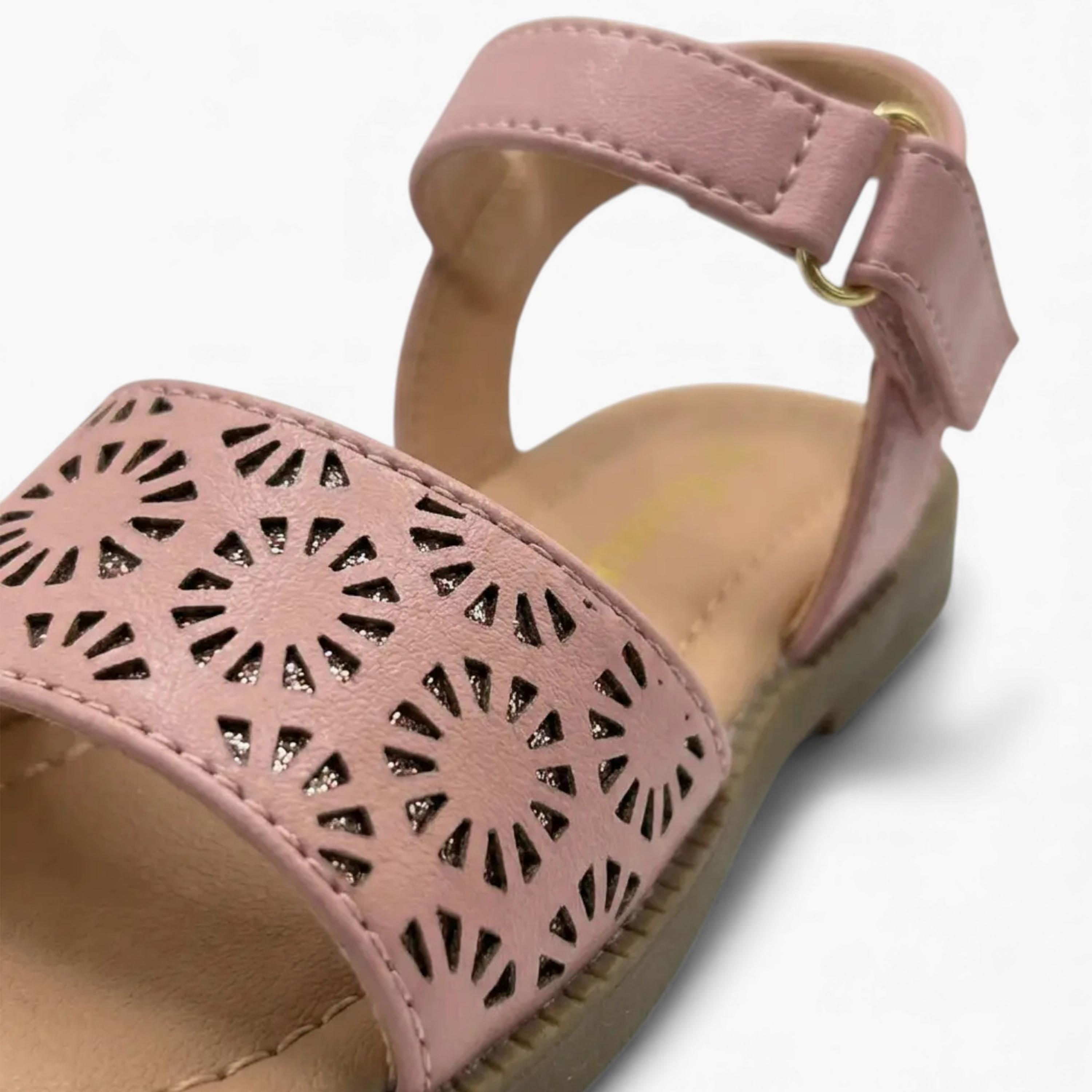 جيومني - صندل إيتيا مشبك وحلقة للبنات | CUTE-207-PINK-girls-shoes-sandals-image-2
