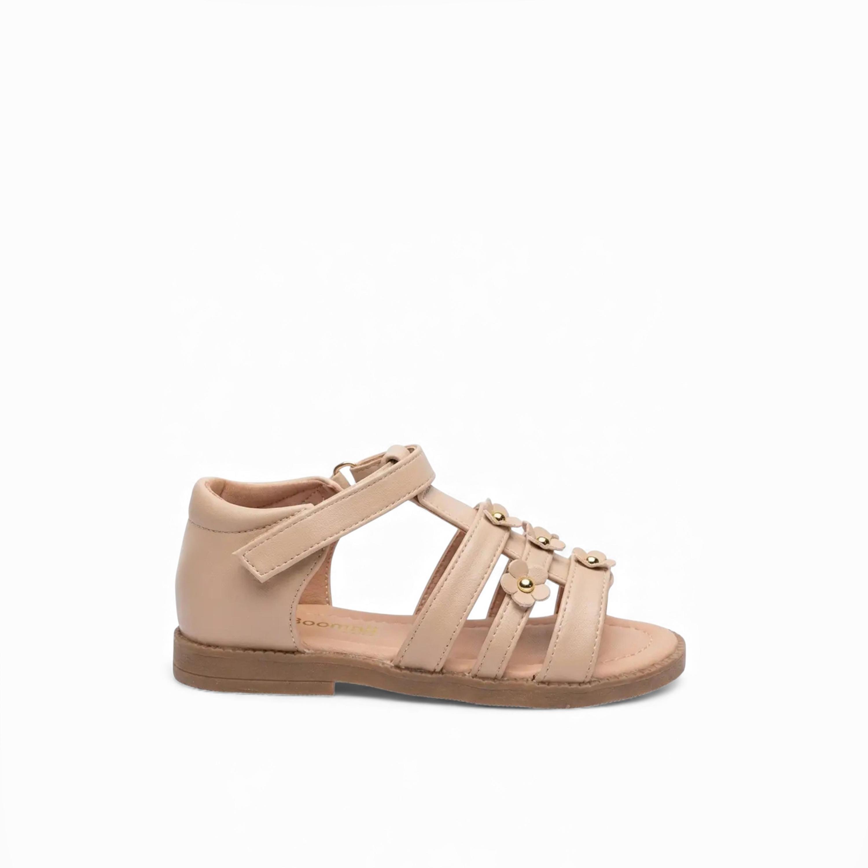 جيومني - صندل بريلي مشبك وحلقة للبنات | CUTE-6-BEIGE-girls-shoes-sandals-image-4