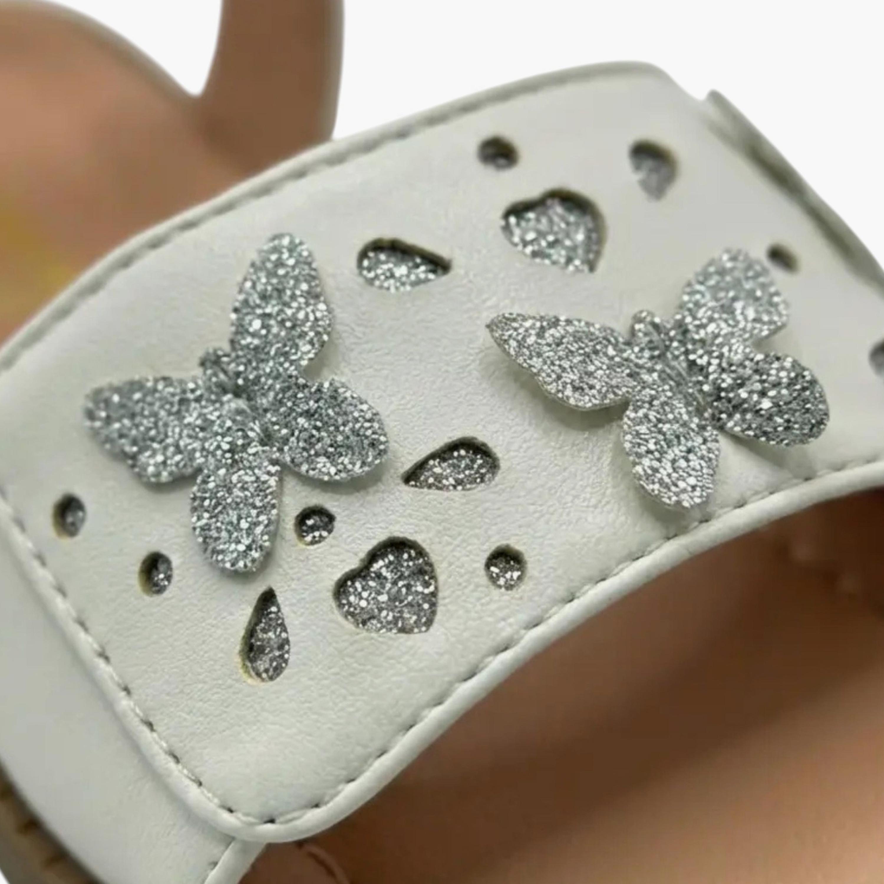 جيومني - صندل شيري مشبك وحلقة للبنات | CUTE-D7-WHITE-girls-shoes-sandals-image-2