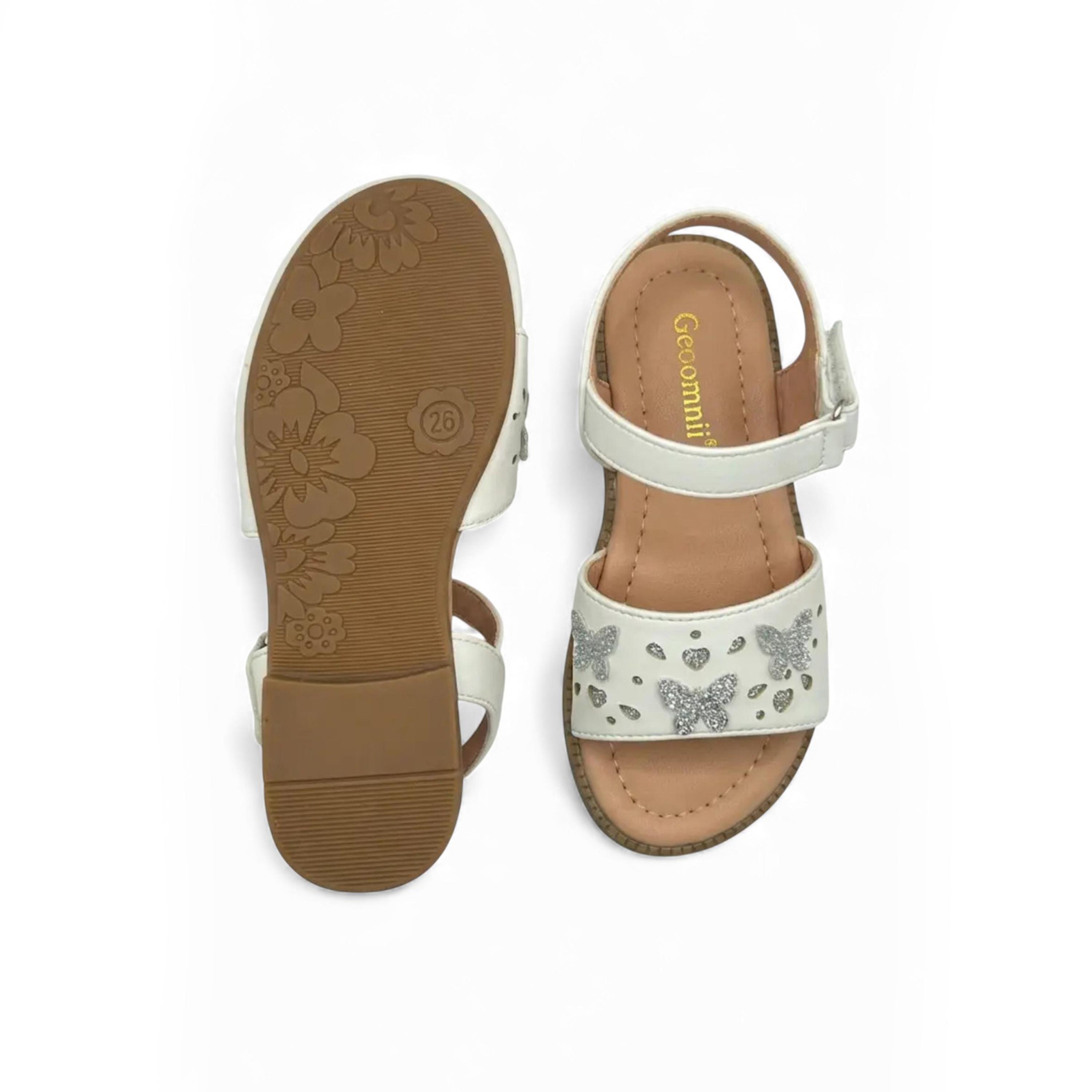 جيومني - صندل شيري مشبك وحلقة للبنات | CUTE-D7-WHITE-girls-shoes-sandals-image-3
