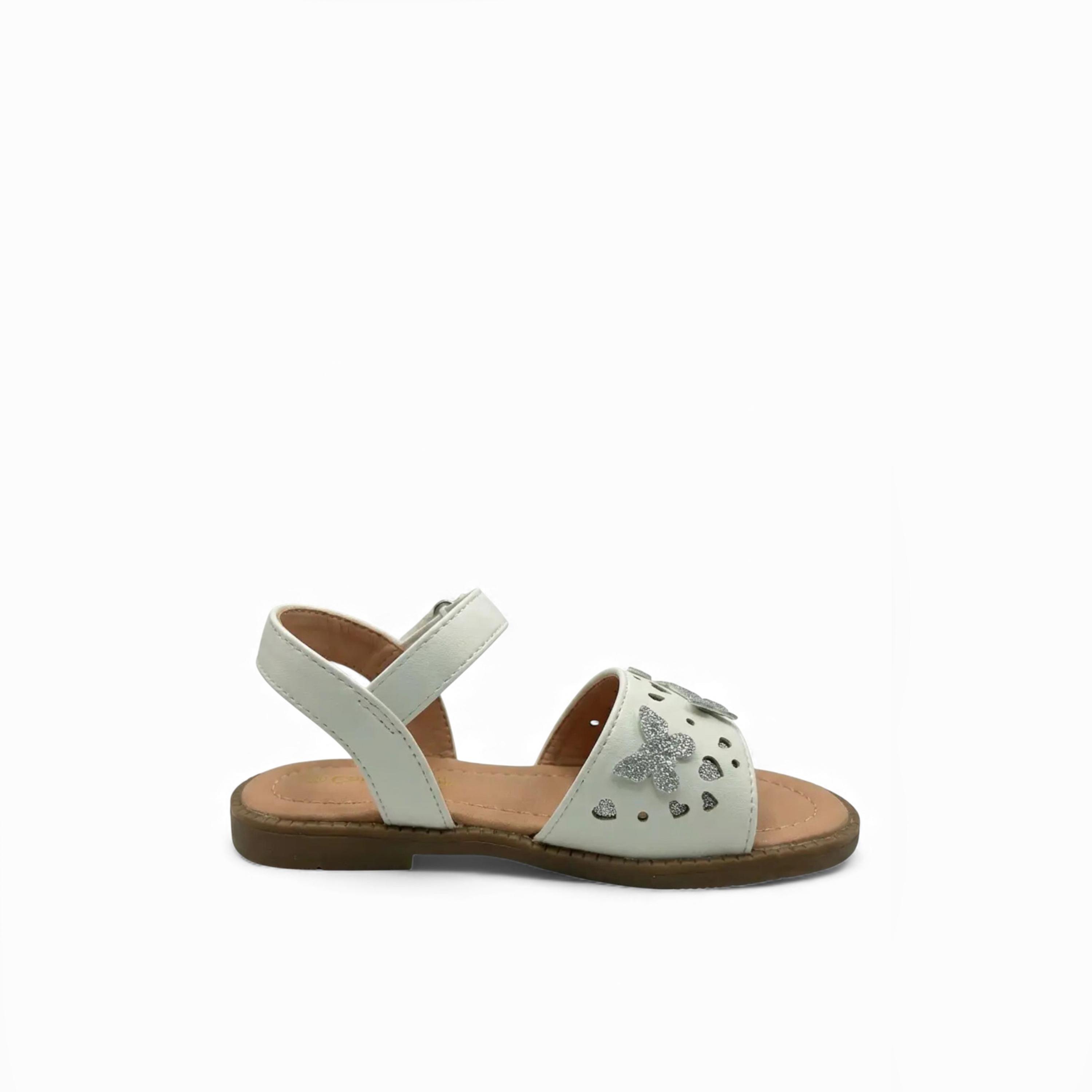 جيومني - صندل شيري مشبك وحلقة للبنات | CUTE-D7-WHITE-girls-shoes-sandals-image-4