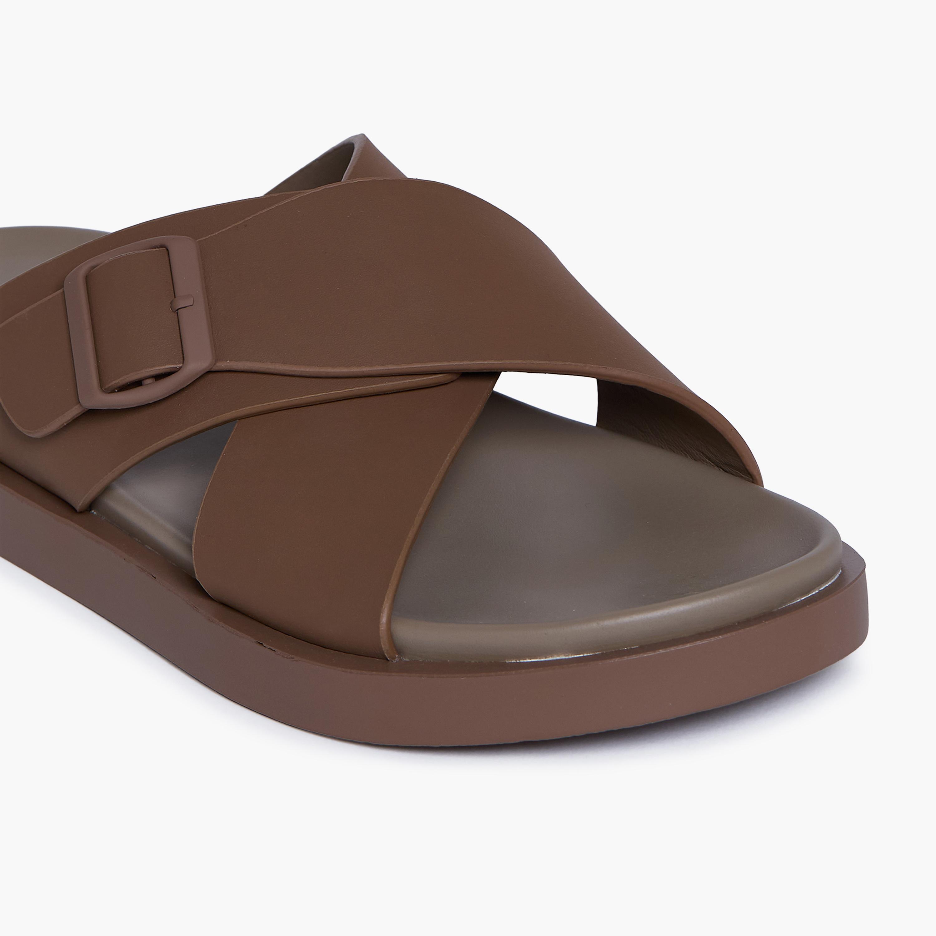 جيومني - صندل كيرا سهل الارتداء للرجال | D-431-COFFEE-men-shoes-sandals-image-2