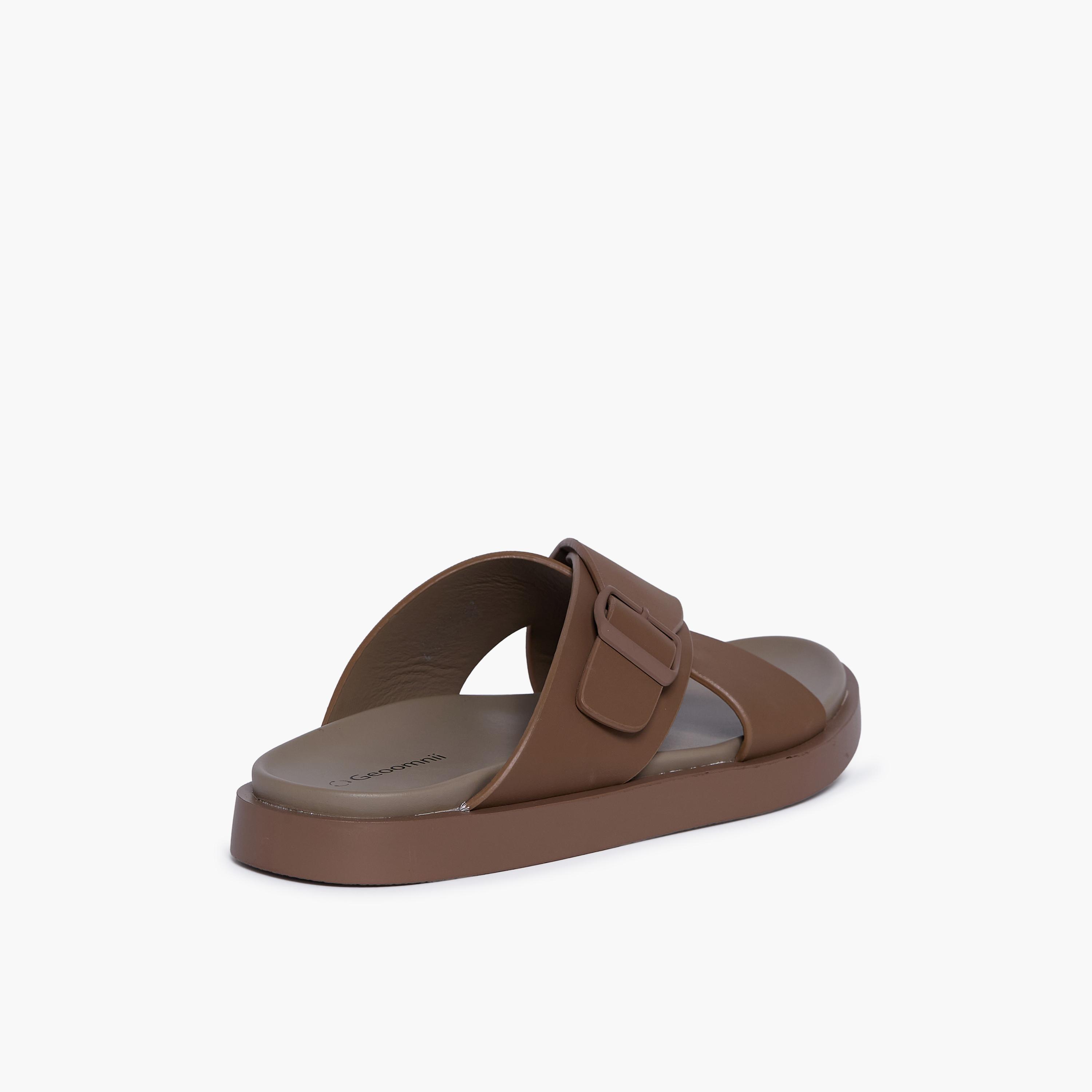 جيومني - صندل كيرا سهل الارتداء للرجال | D-431-COFFEE-men-shoes-sandals-image-5