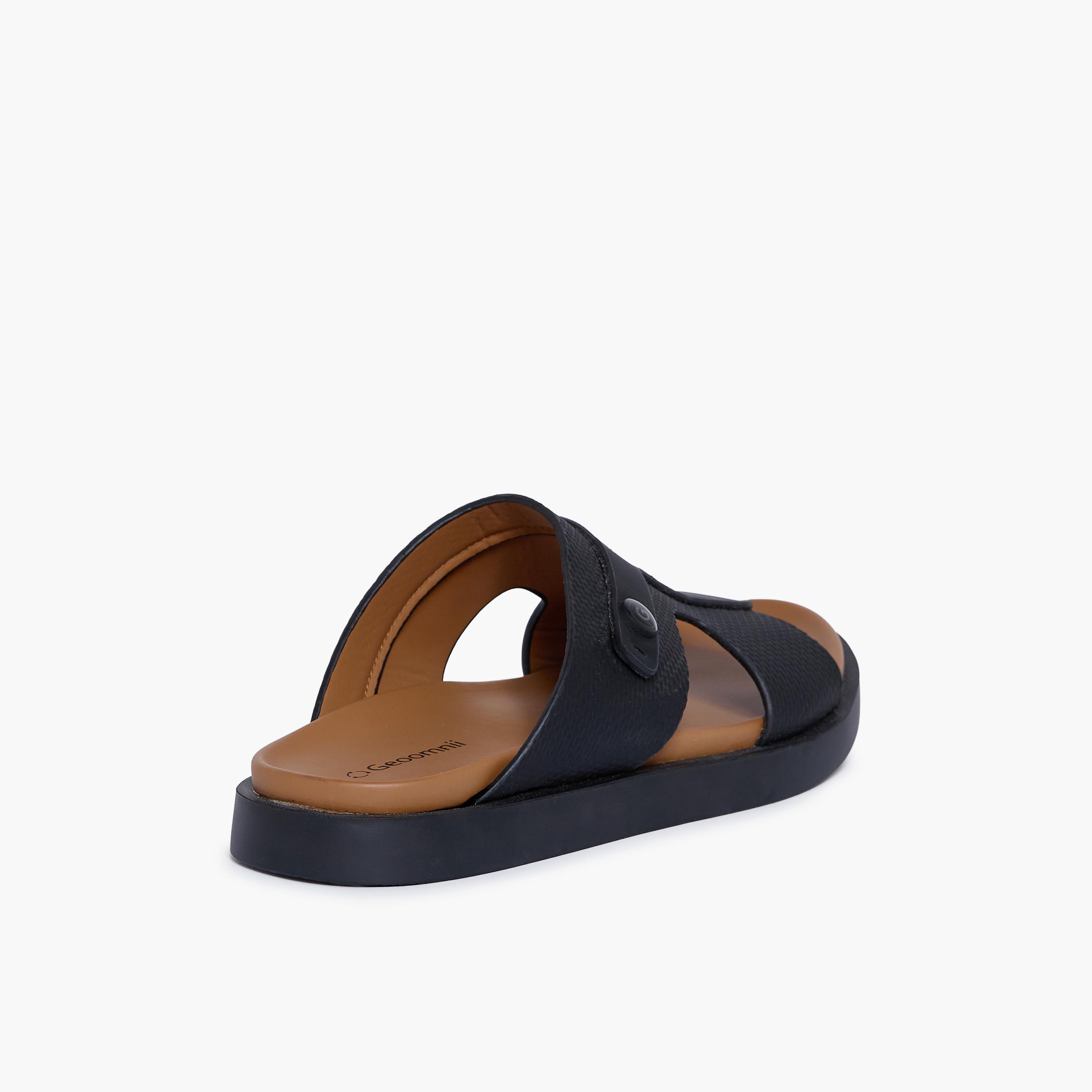 جيومني - صندل دييغو ال سهل الارتداء للرجال | D-432-BLACK-men-shoes-sandals-image-5