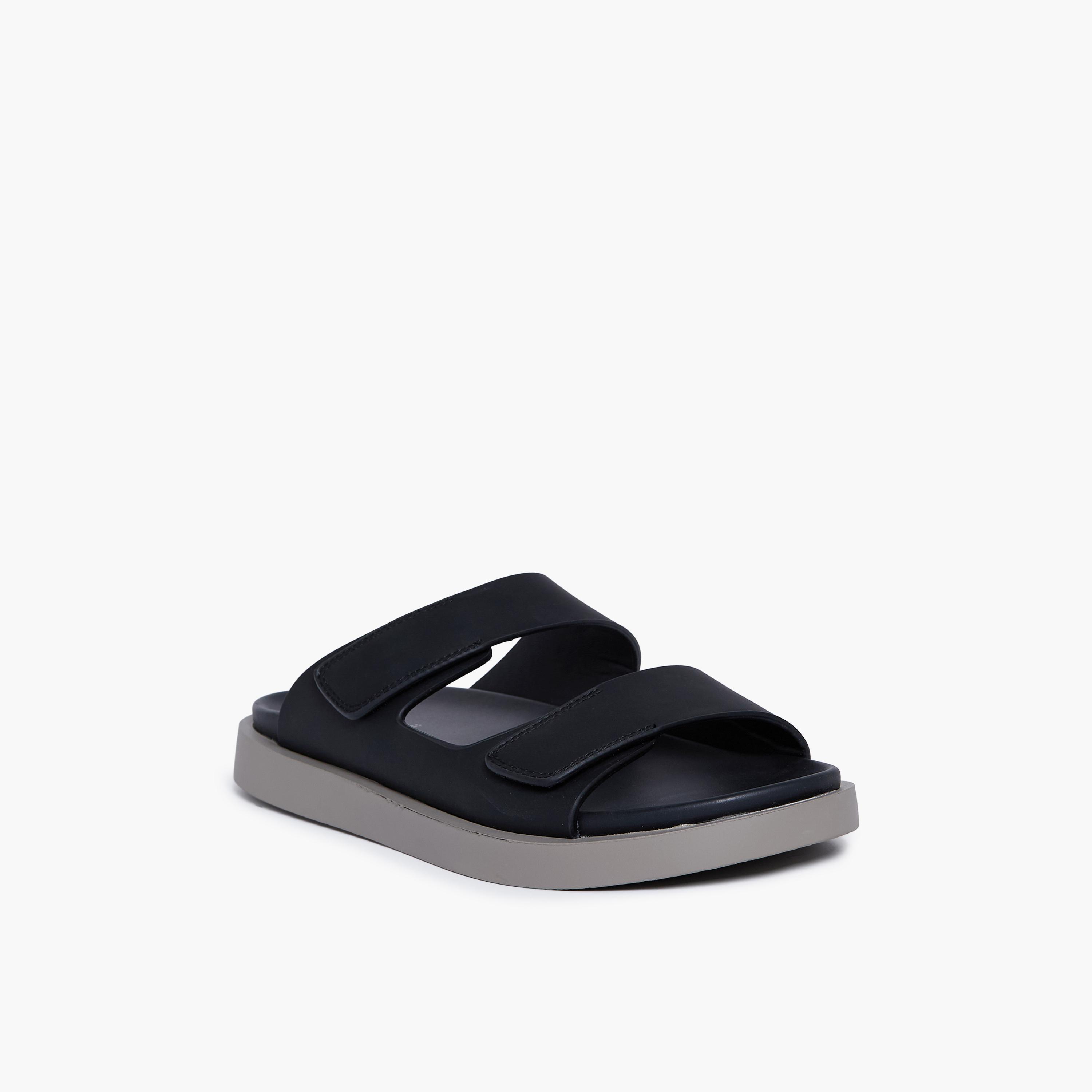 جيومني - صندل هوغو سهل الارتداء للرجال | D-433-BLACK-men-shoes-sandals-image-1