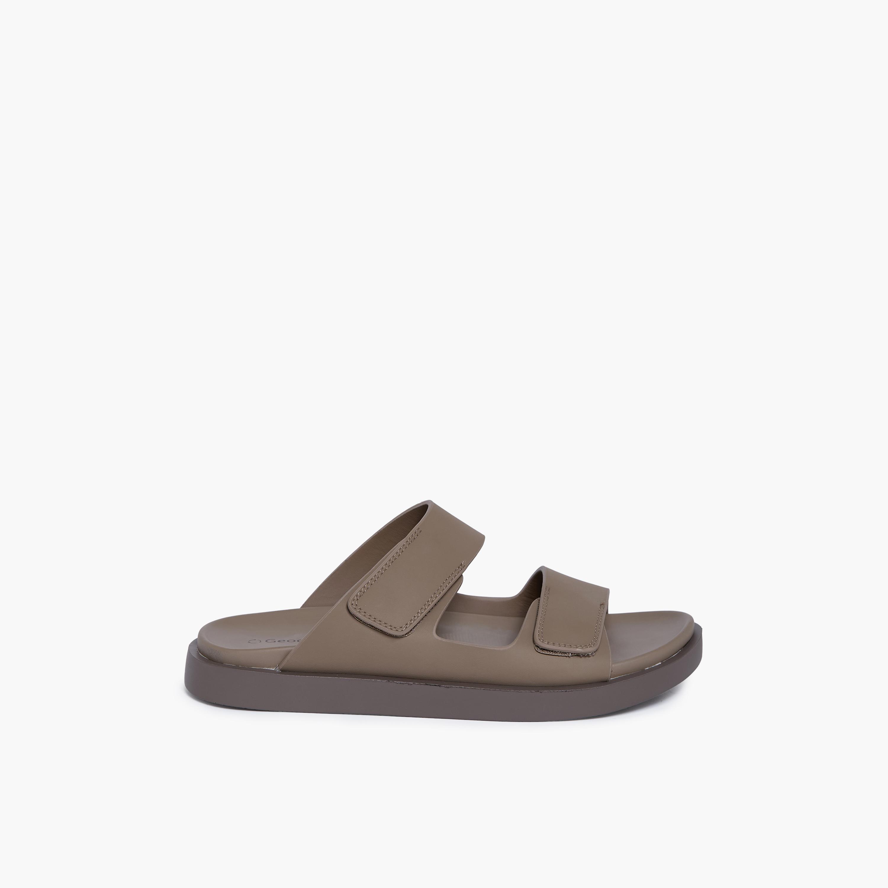 جيومني - صندل بابلو سهل الارتداء للرجال | D-433-KHAKI-men-shoes-sandals-image-4