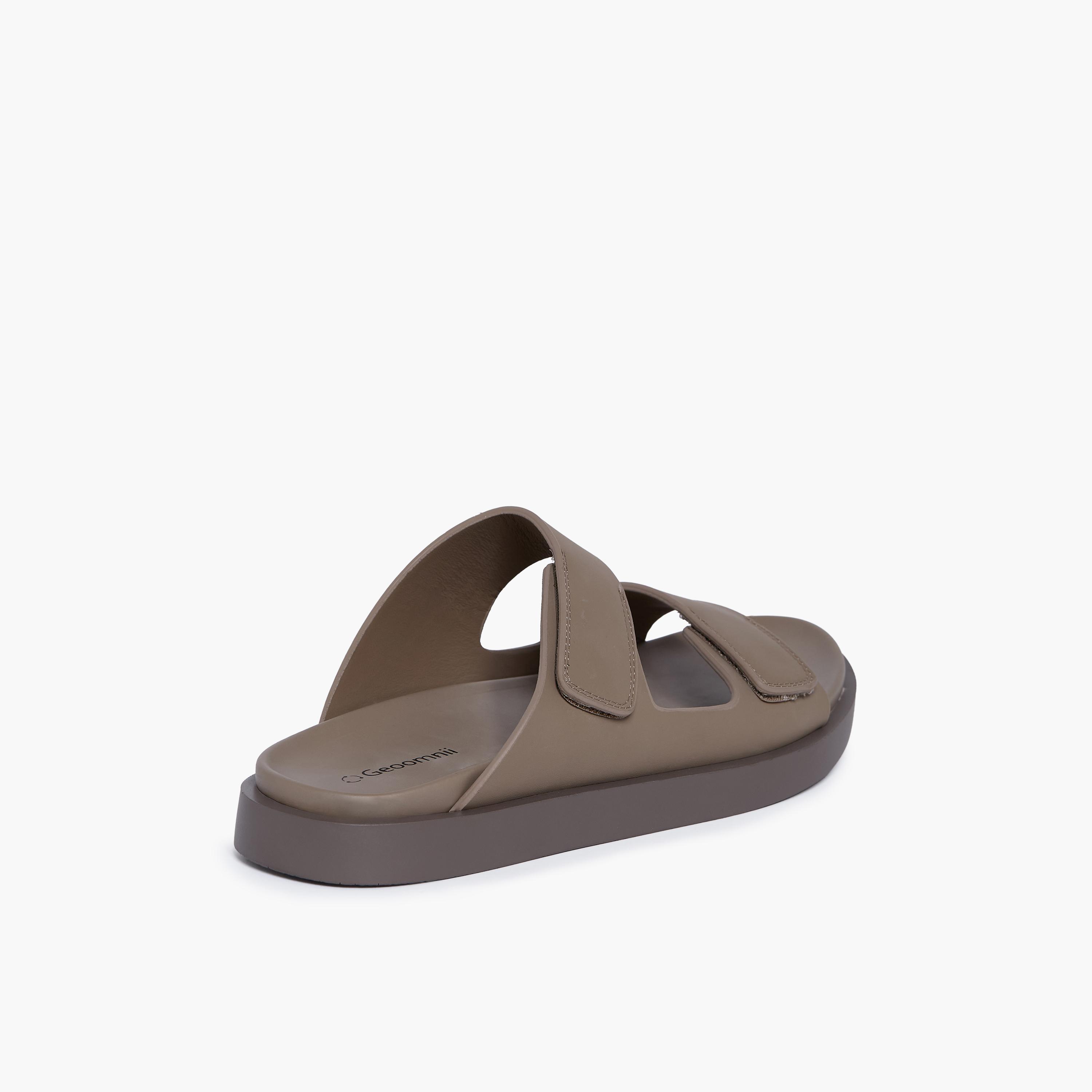 جيومني - صندل بابلو سهل الارتداء للرجال | D-433-KHAKI-men-shoes-sandals-image-5