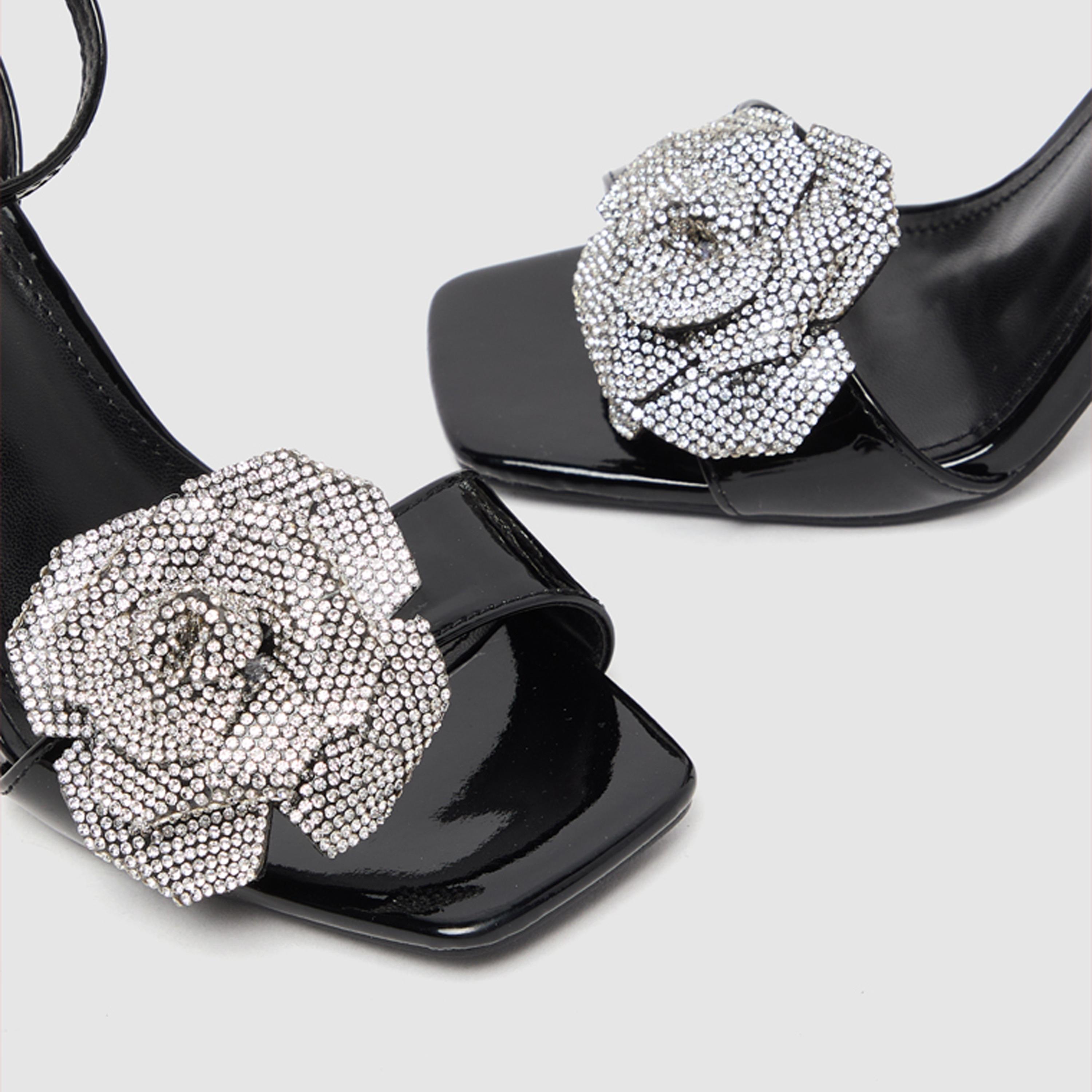 ناين ويست- حذاء كعب ستيليتو بإبزيم للنساء | D-DUA-women-shoes-heels-image-4