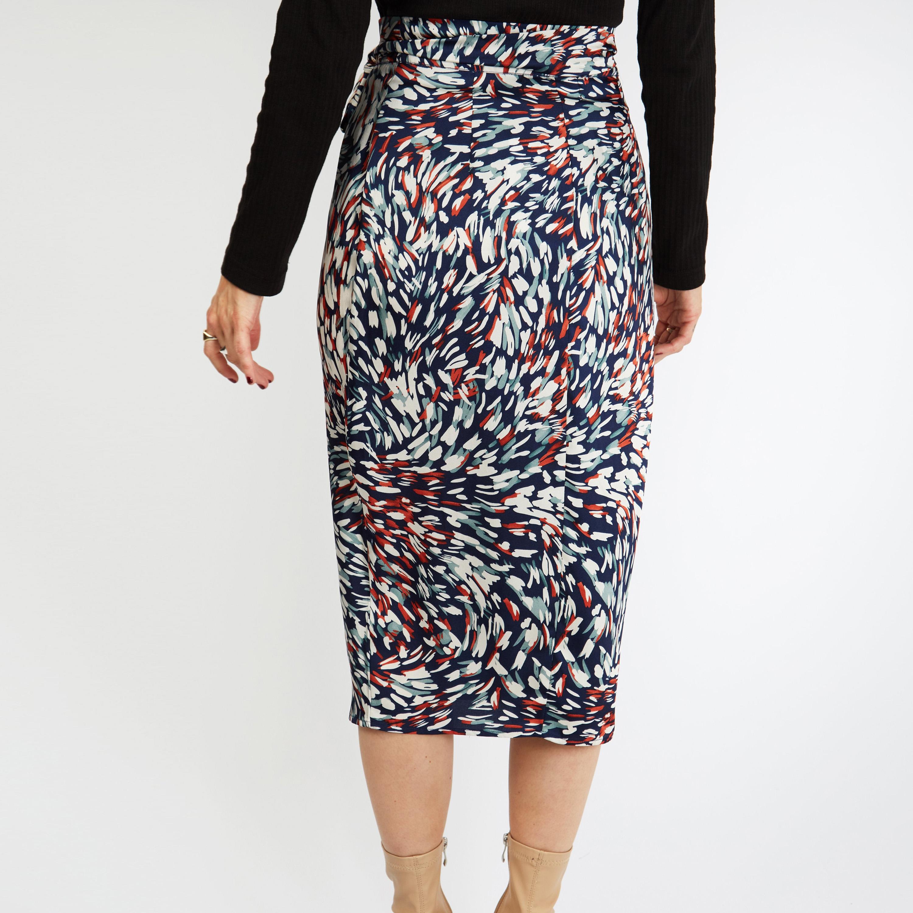ليتل مسترس- تنورة متوسطة الطول طبعة حيوانات -women-clothing-skirts-image-3