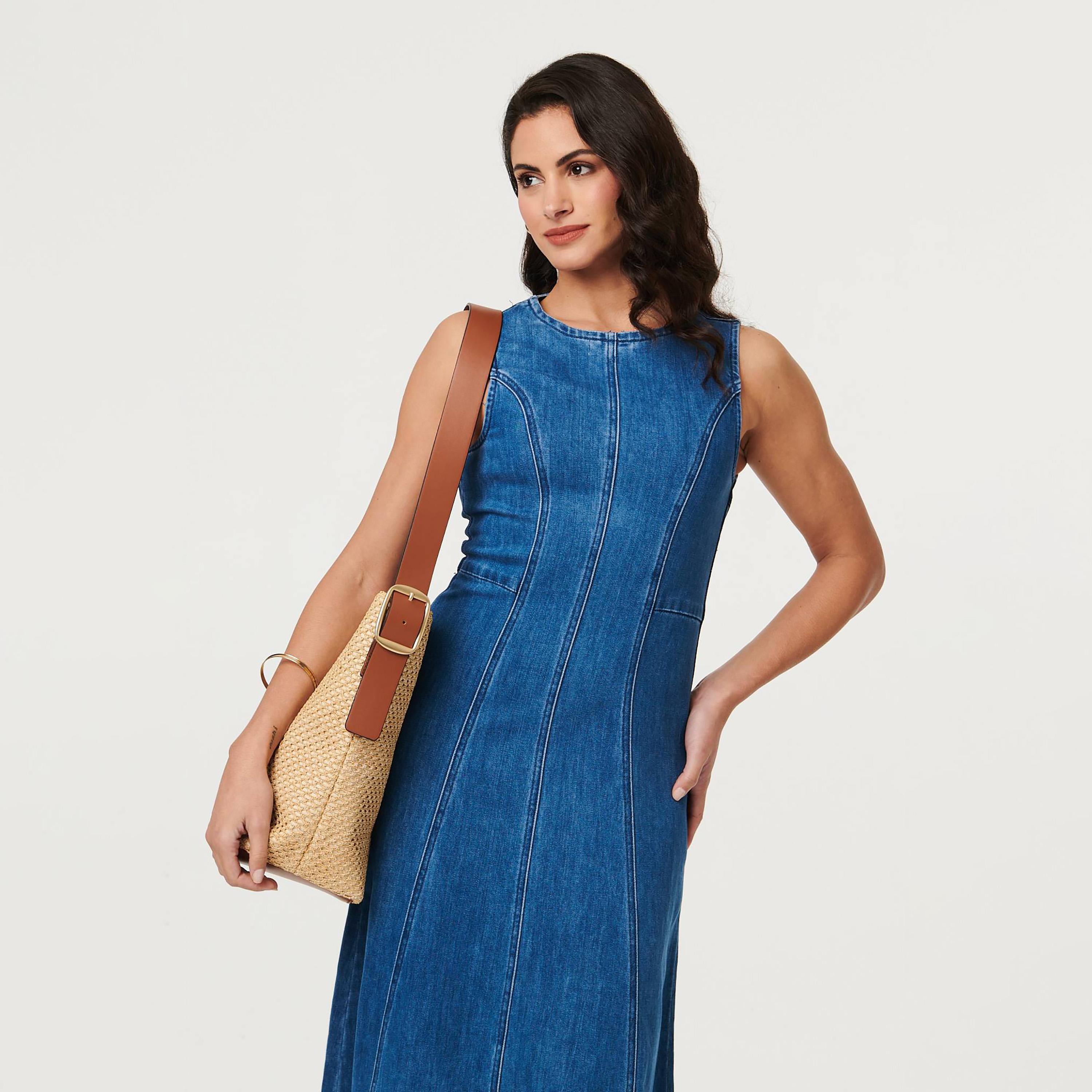Izabel London Washed Women's Midi Dress-women-clothing-dresses-image-2