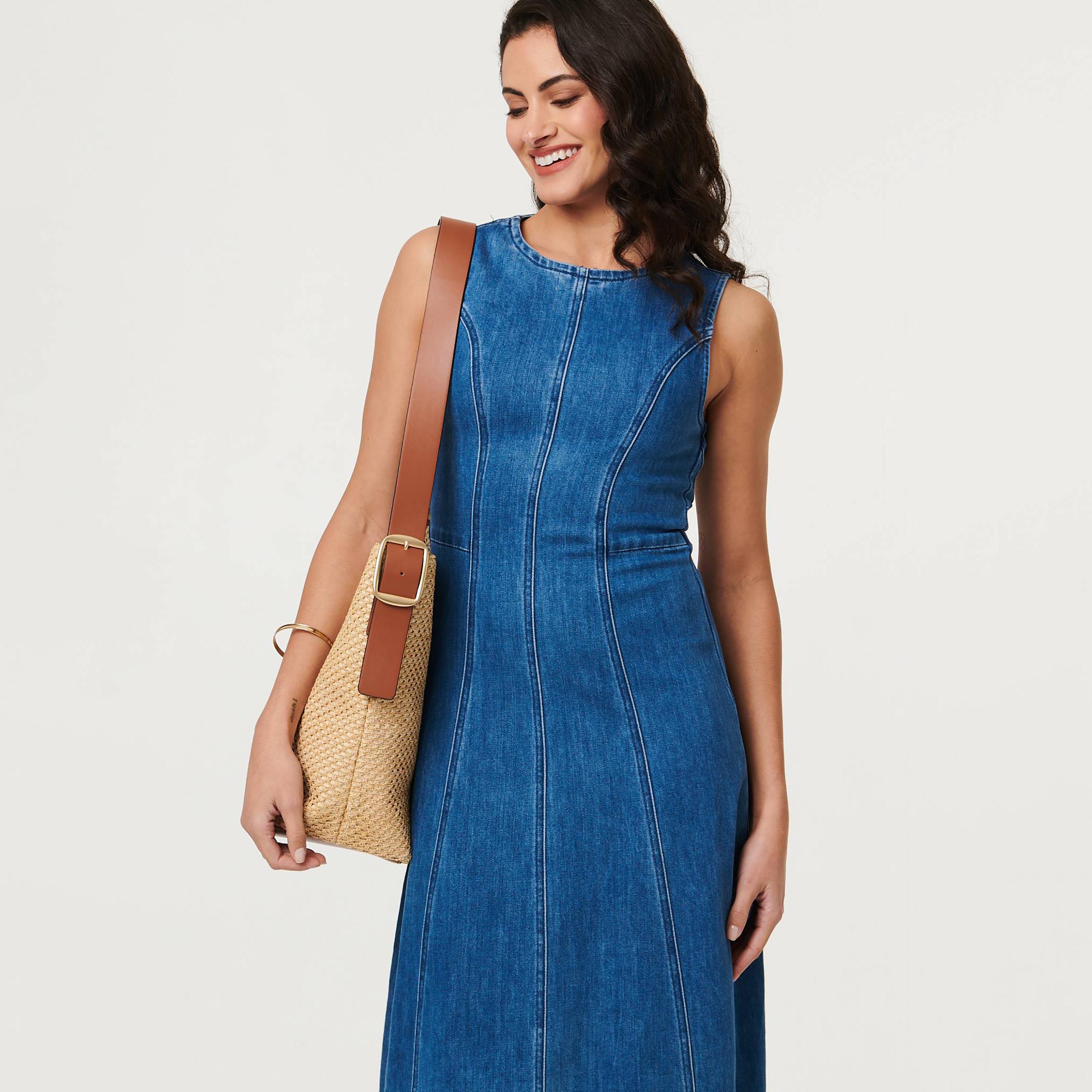 Izabel London Washed Women's Midi Dress-women-clothing-dresses-image-4