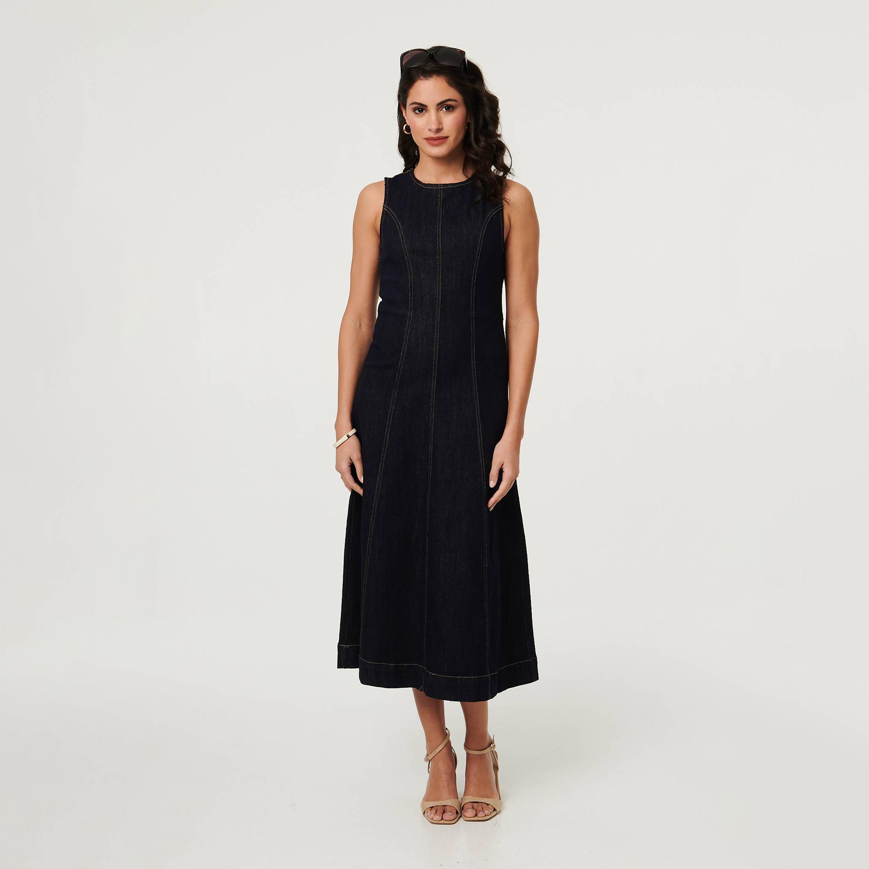 Izabel London Washed Women's Midi Dress-women-clothing-dresses-image-5