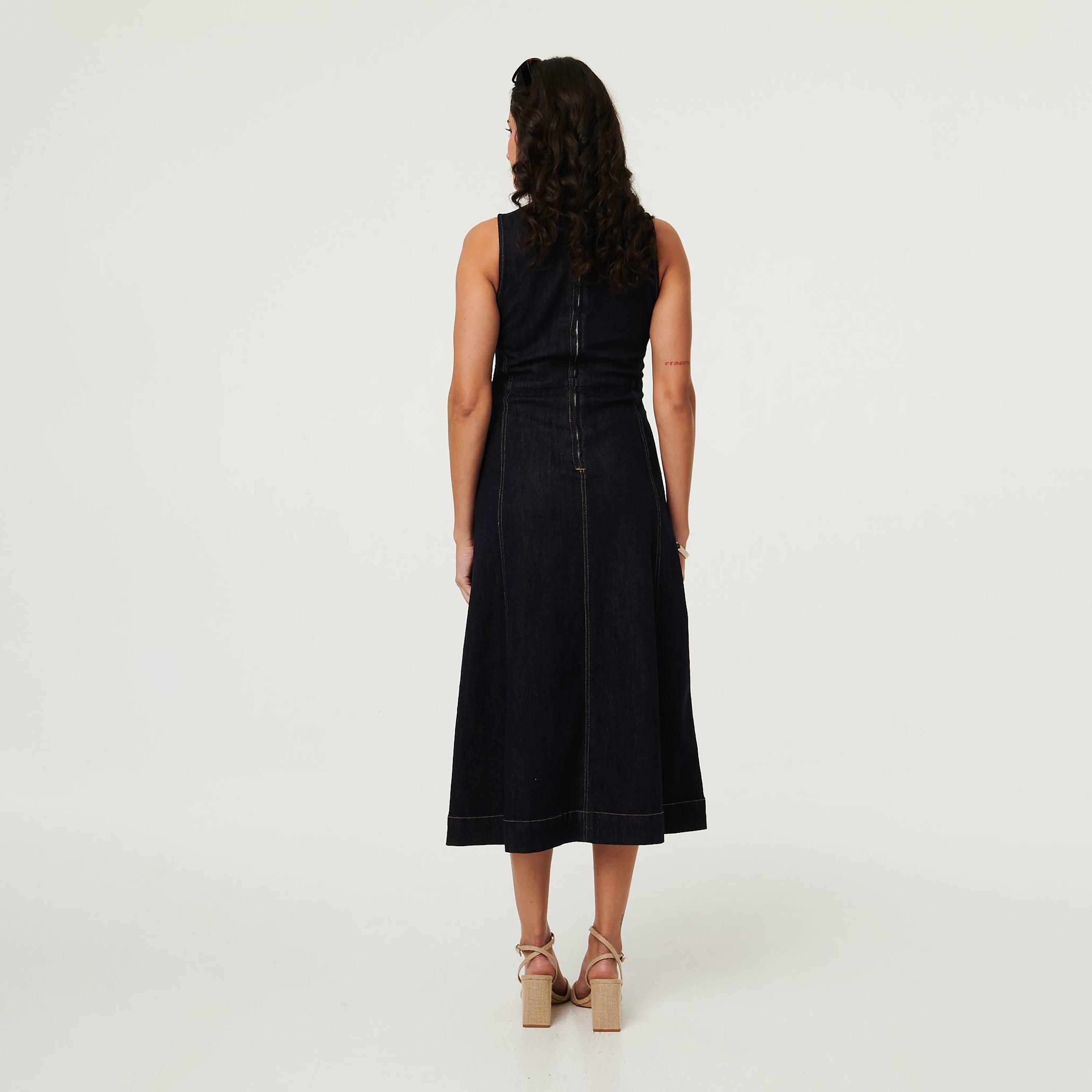 Izabel London Washed Women's Midi Dress-women-clothing-dresses-image-7