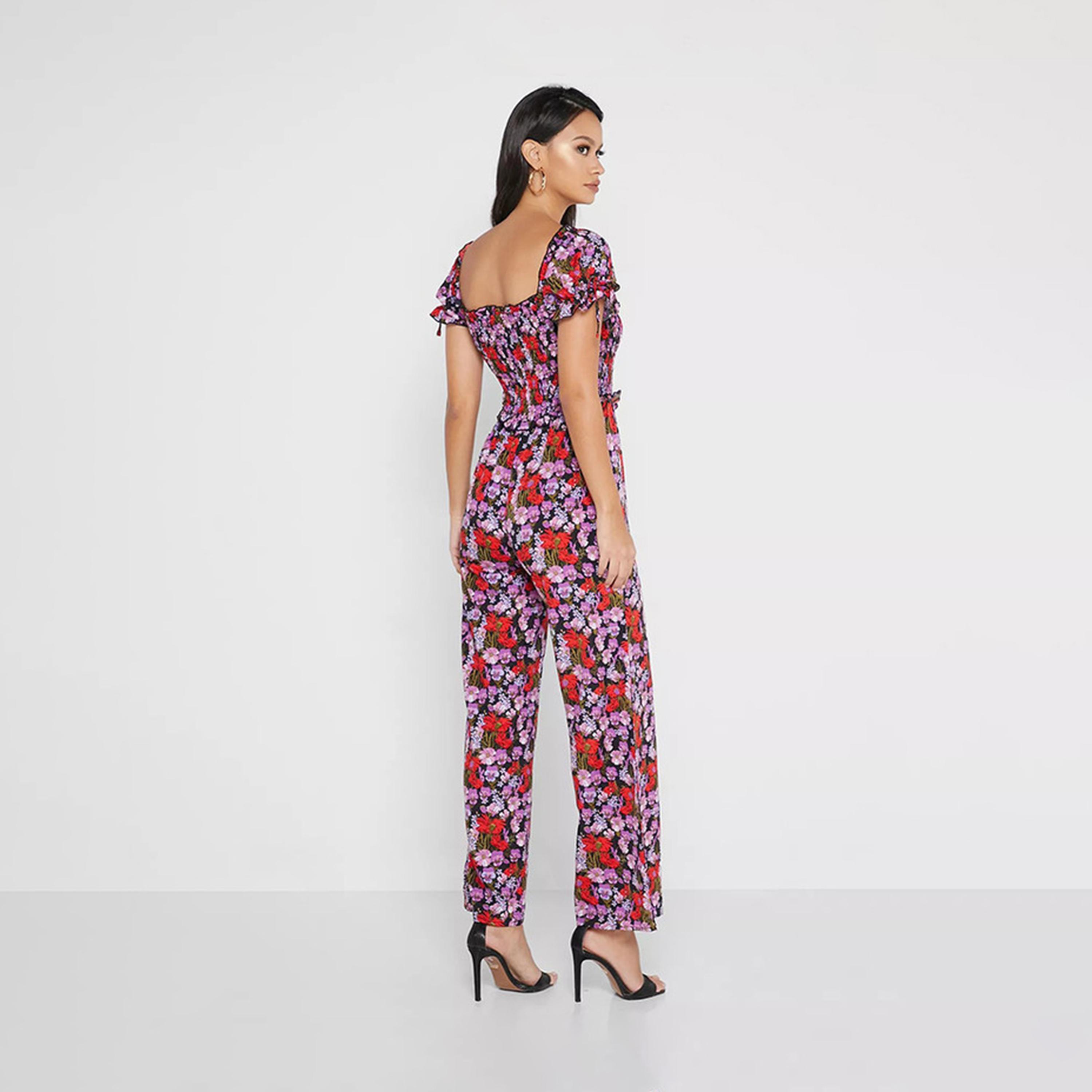 Little Mistress Floral Square Neck Wide Leg Jumpsuit-women-clothing-jumpsuits-image-3