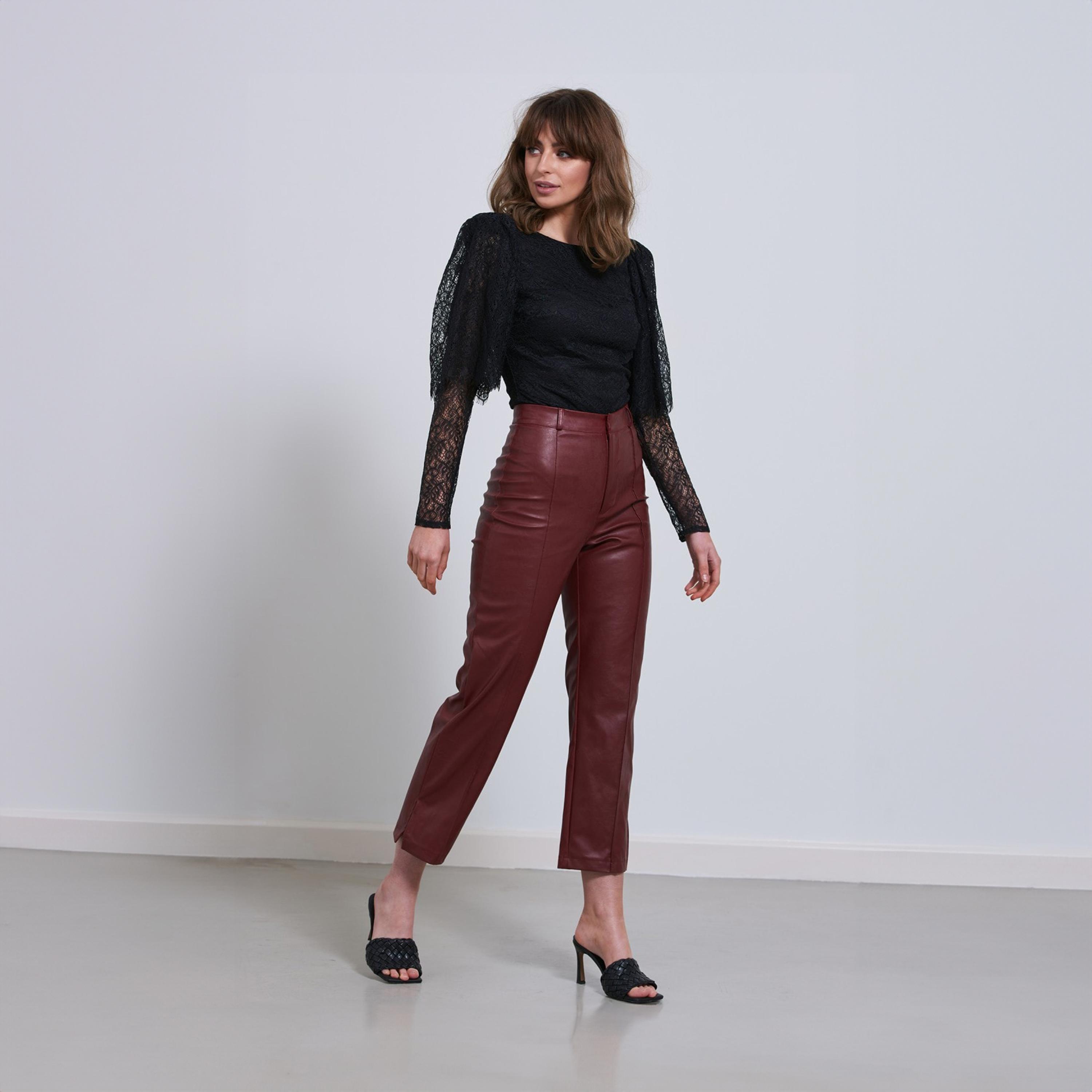 ليتل مسترس- بنطال خصر مرتفع-women-clothing-bottoms-trousers-image-2