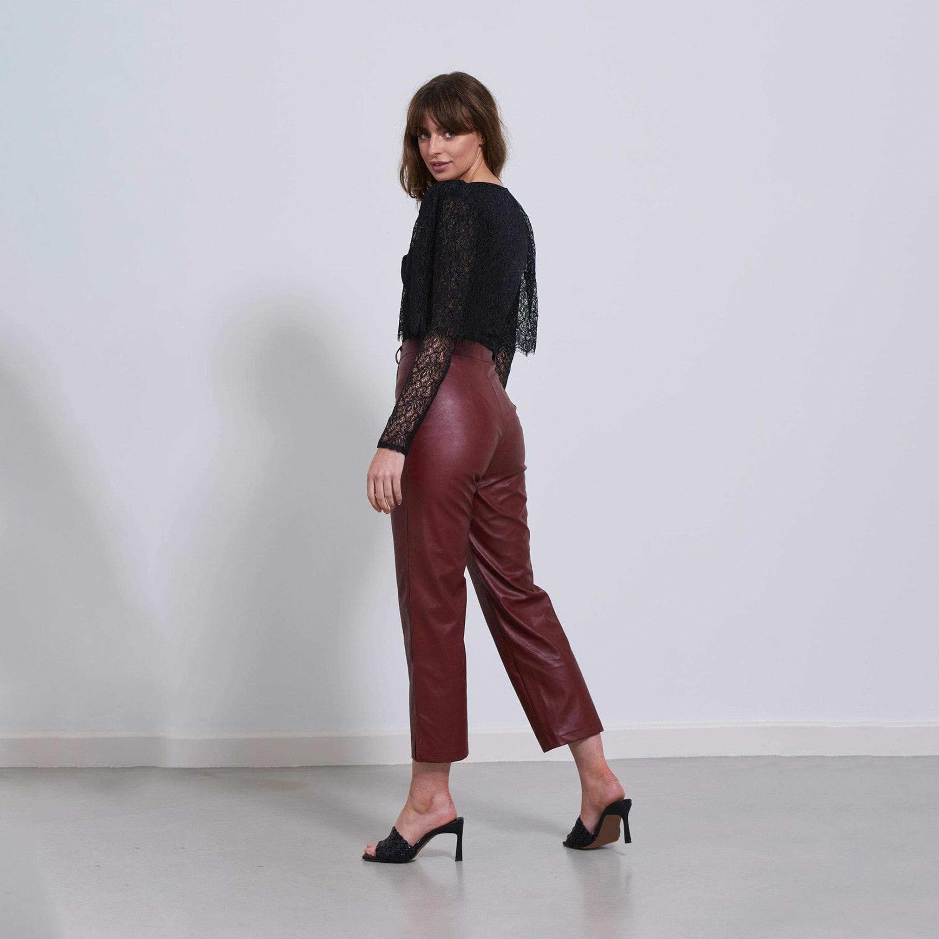 ليتل مسترس- بنطال خصر مرتفع-women-clothing-bottoms-trousers-image-4