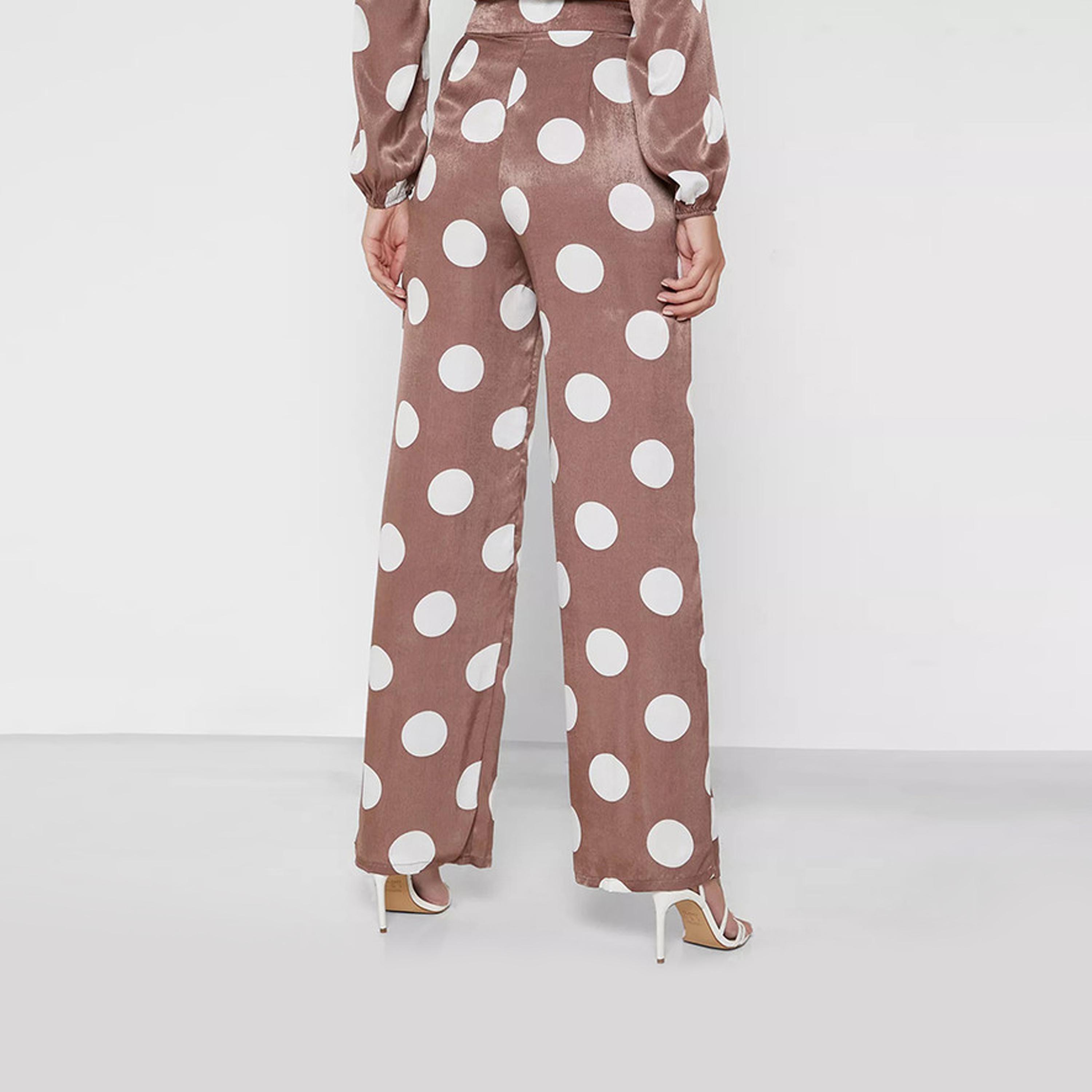 Little Mistress Printed High-Rise Buttoned Trousers-women-clothing-bottoms-trousers-image-3