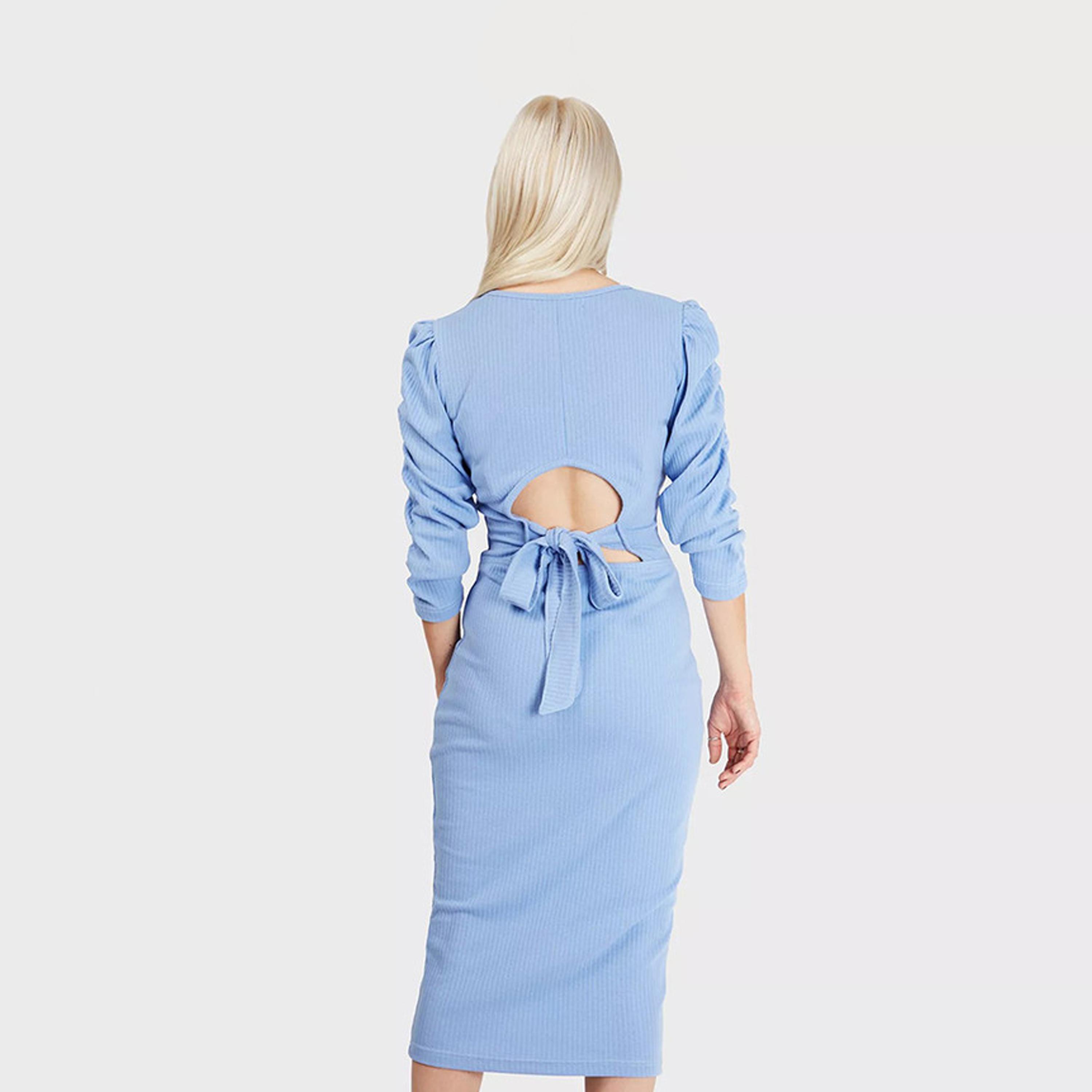 Little Mistress Blue Bodycon Midi Dress-women-clothing-dresses-image-3