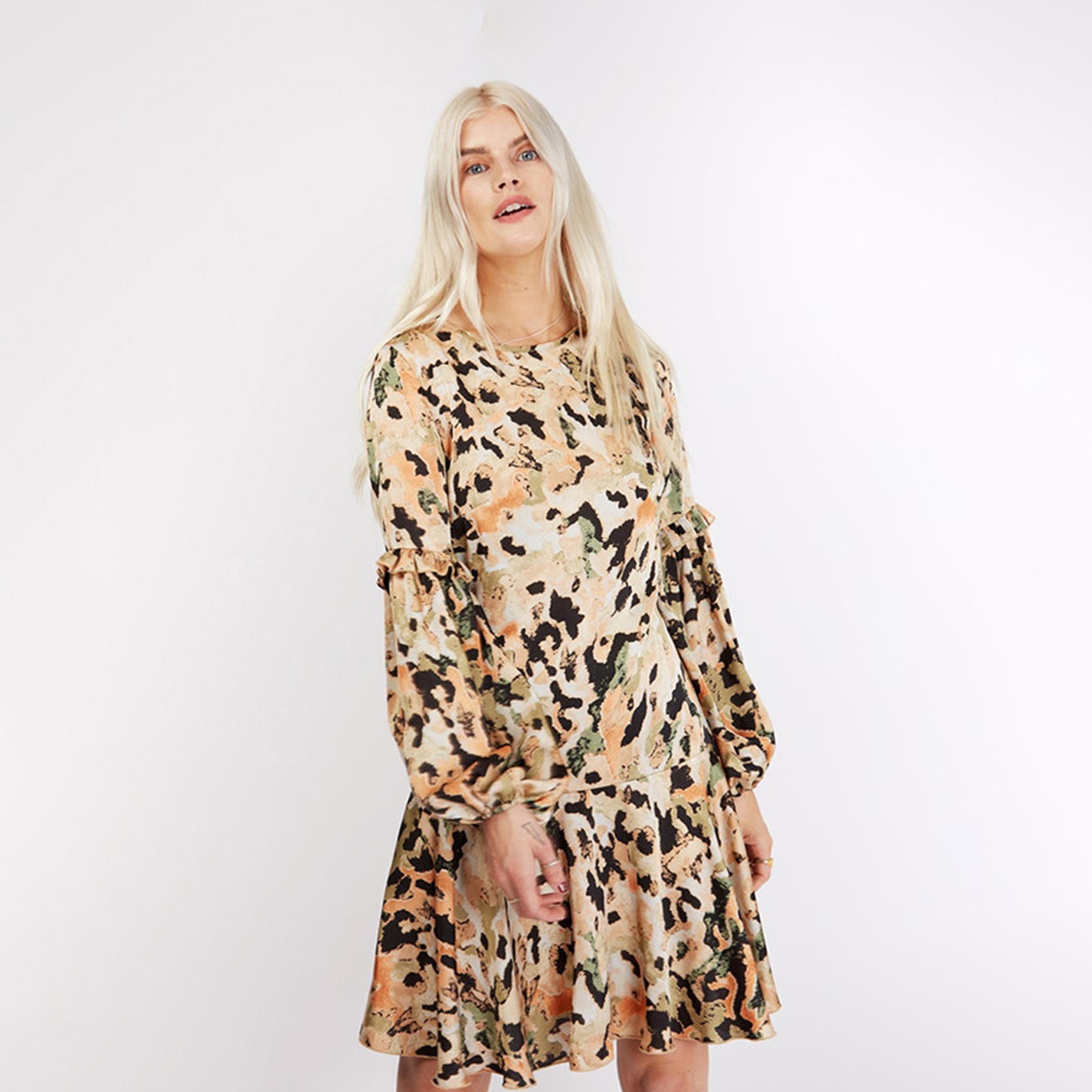 Little Mistress Multicolour Skater Mini Dress-women-clothing-dresses-image-3