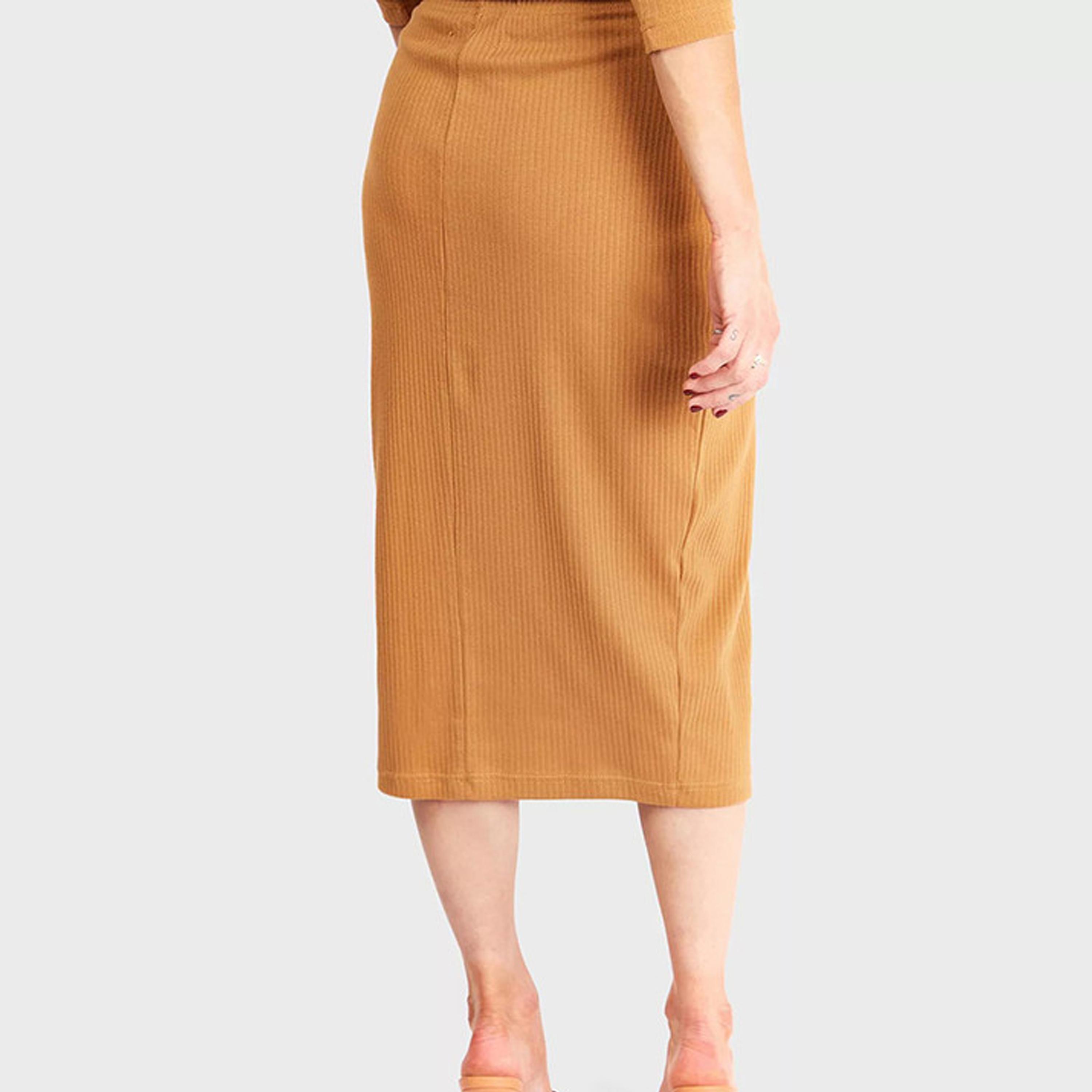 Little Mistress Ribbed High-Rise Midi Wrap Skirt-women-clothing-skirts-image-2