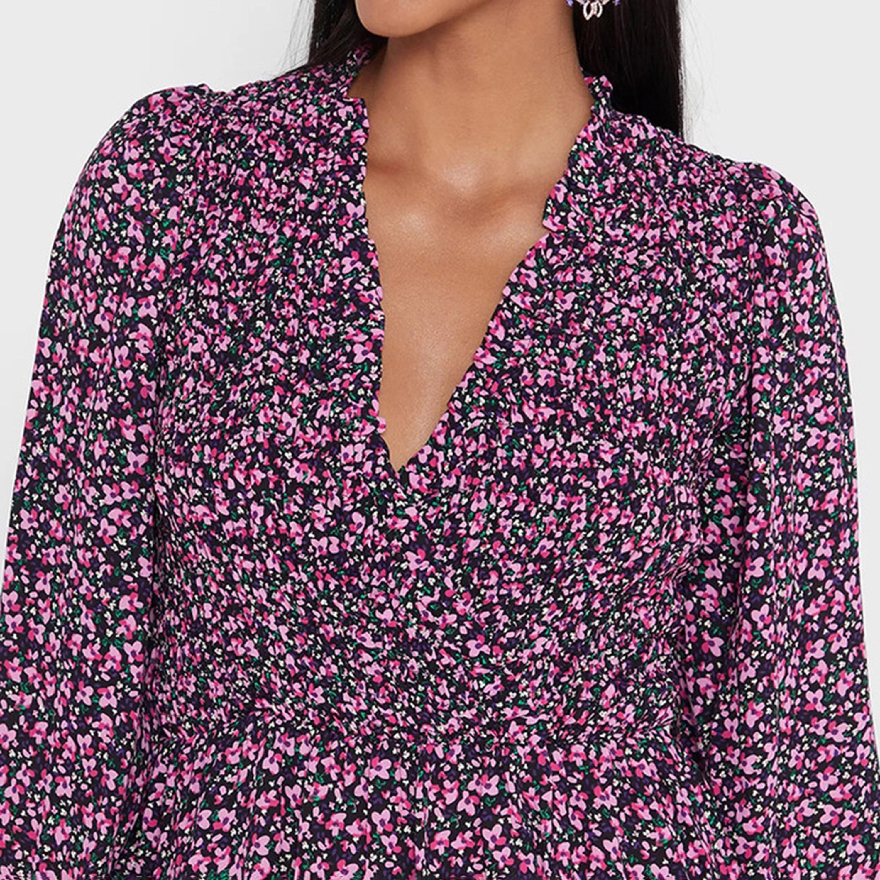 فستان ميدي بلون أرجواني من ليتل ميسترس -women-clothing-dresses-image-3