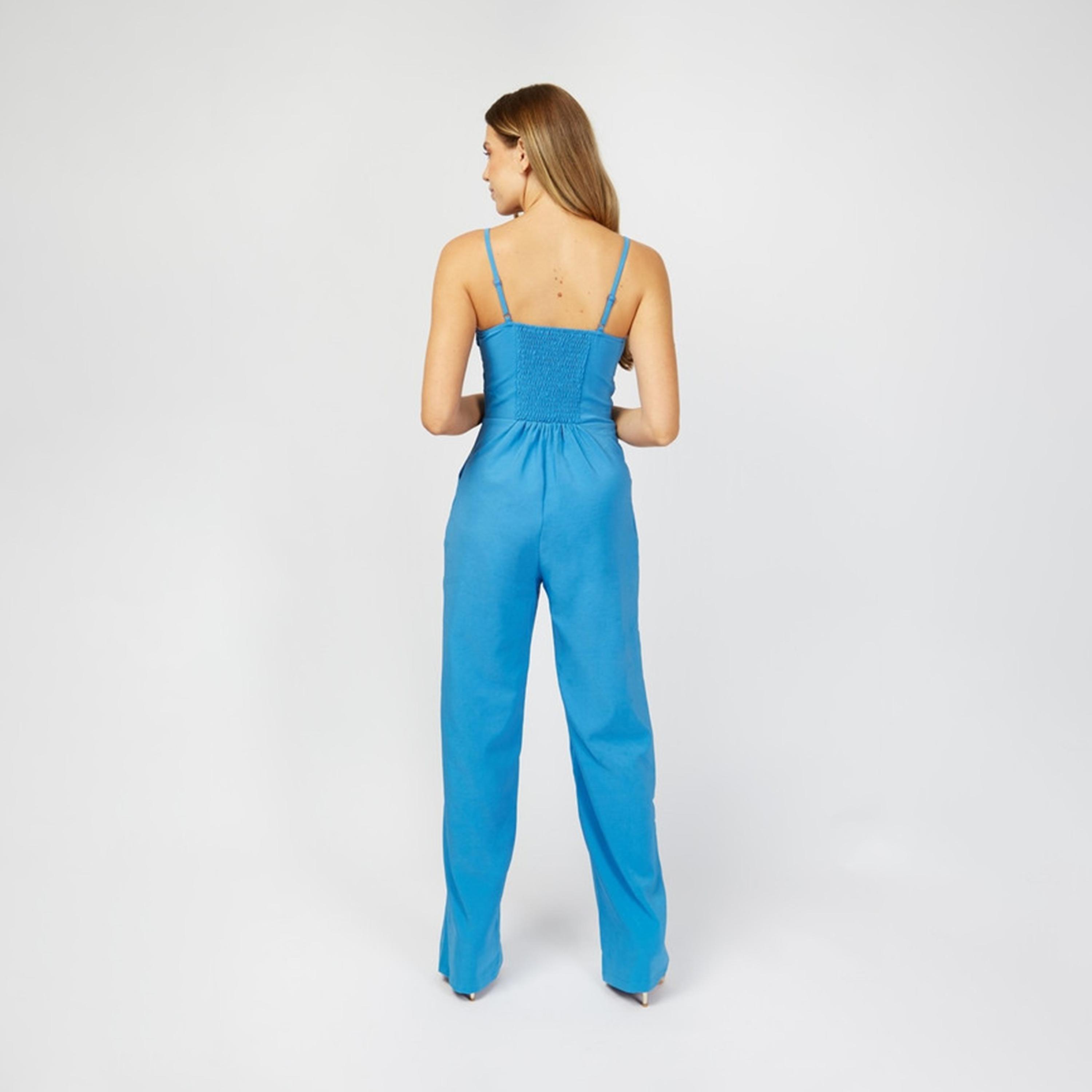 Little Mistress Square Neck Sleeveless Jumpsuit-women-clothing-jumpsuits-image-3
