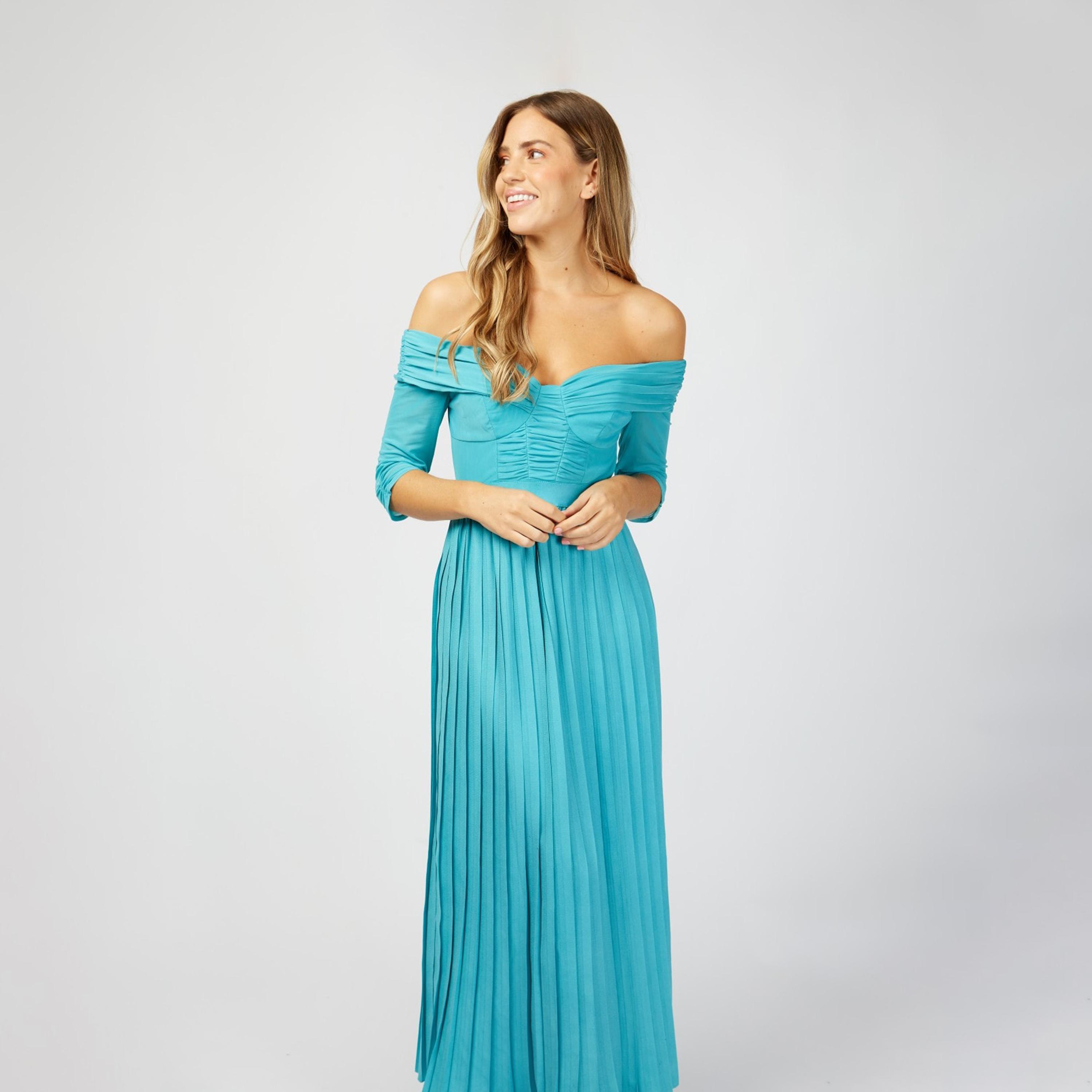 Little Mistress Pleated Maxi Dress-women-clothing-dresses-image-2