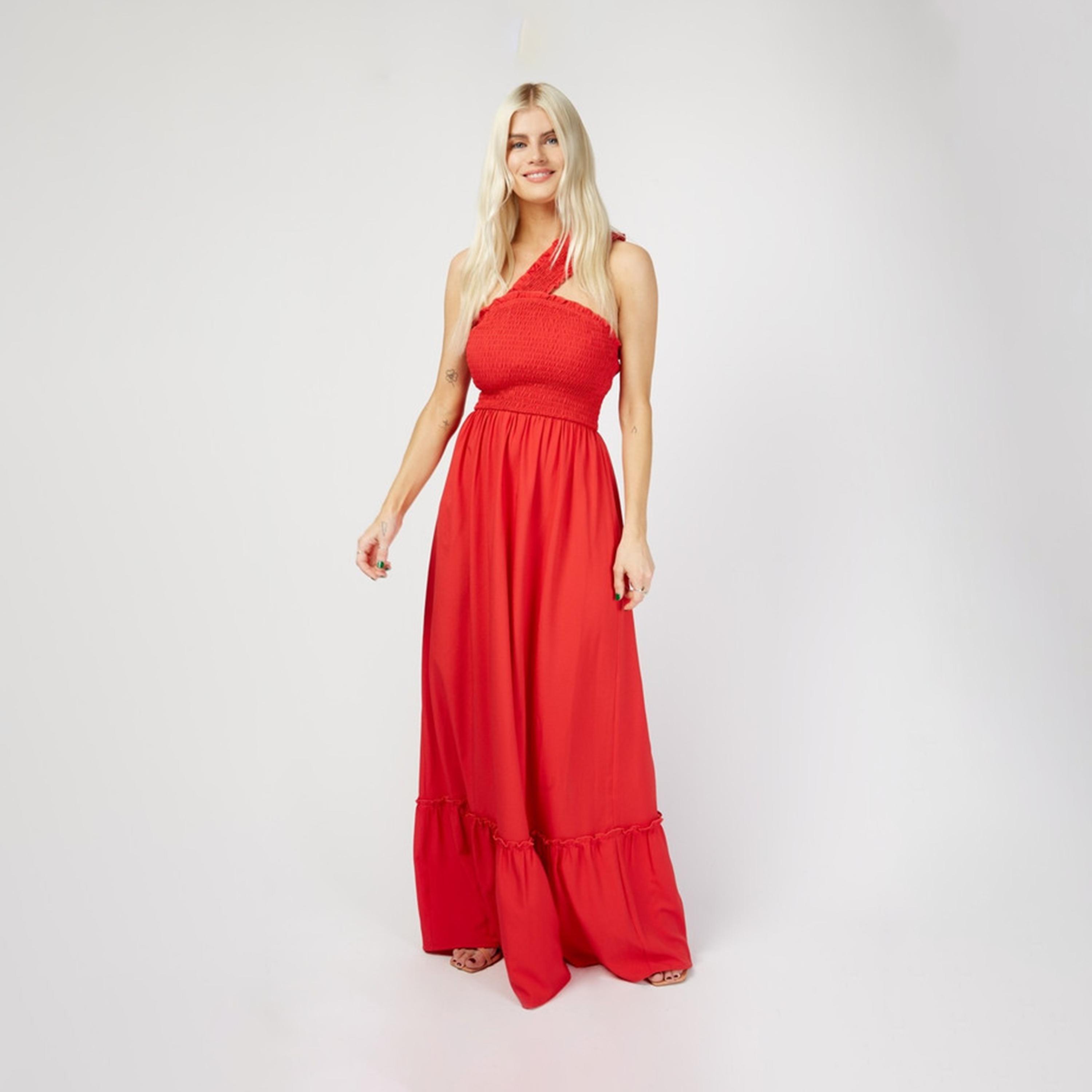 ليتل مسترس- فستان ماكسي شكل A بكتف واحد-women-clothing-dresses-image-1