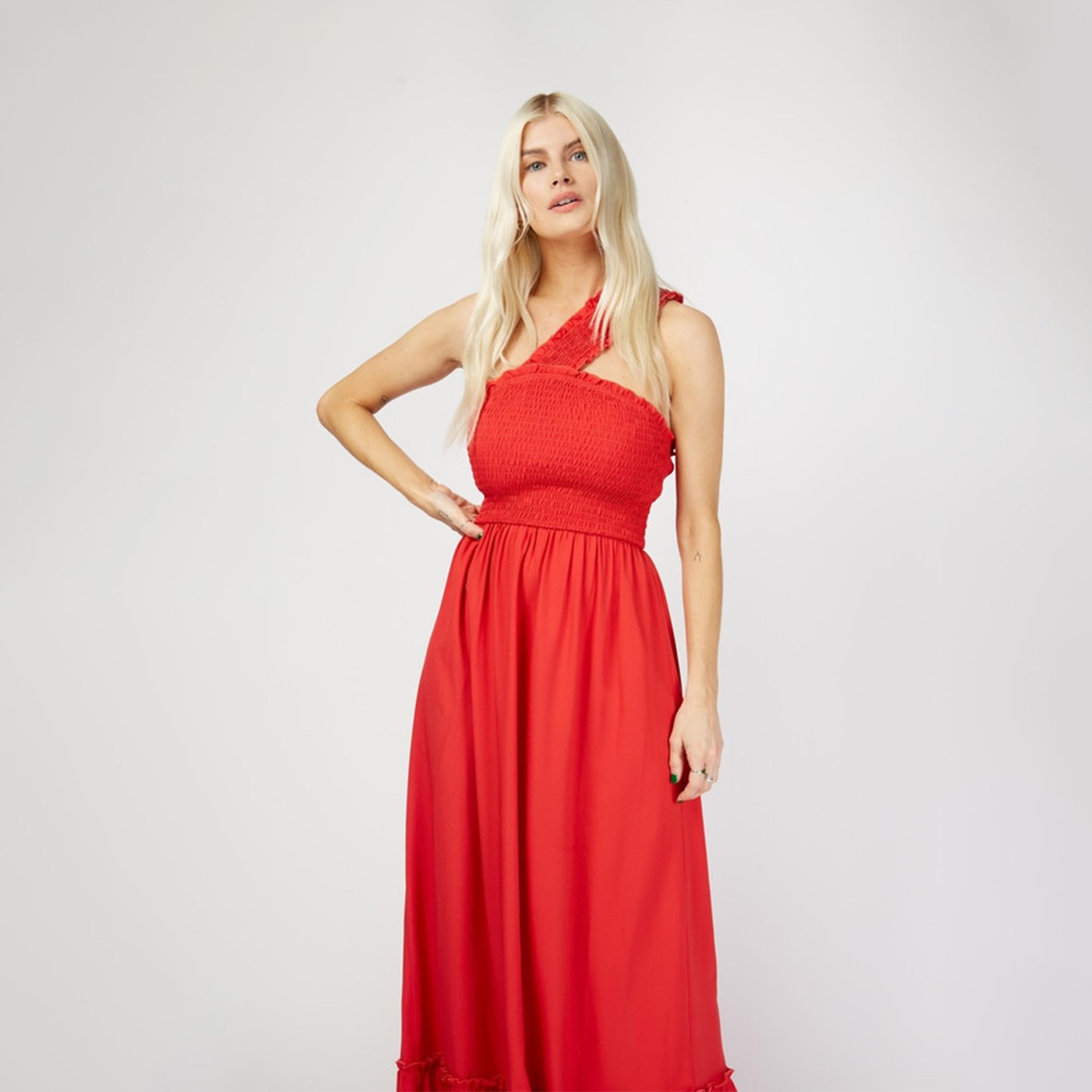 ليتل مسترس- فستان ماكسي شكل A بكتف واحد-women-clothing-dresses-image-2